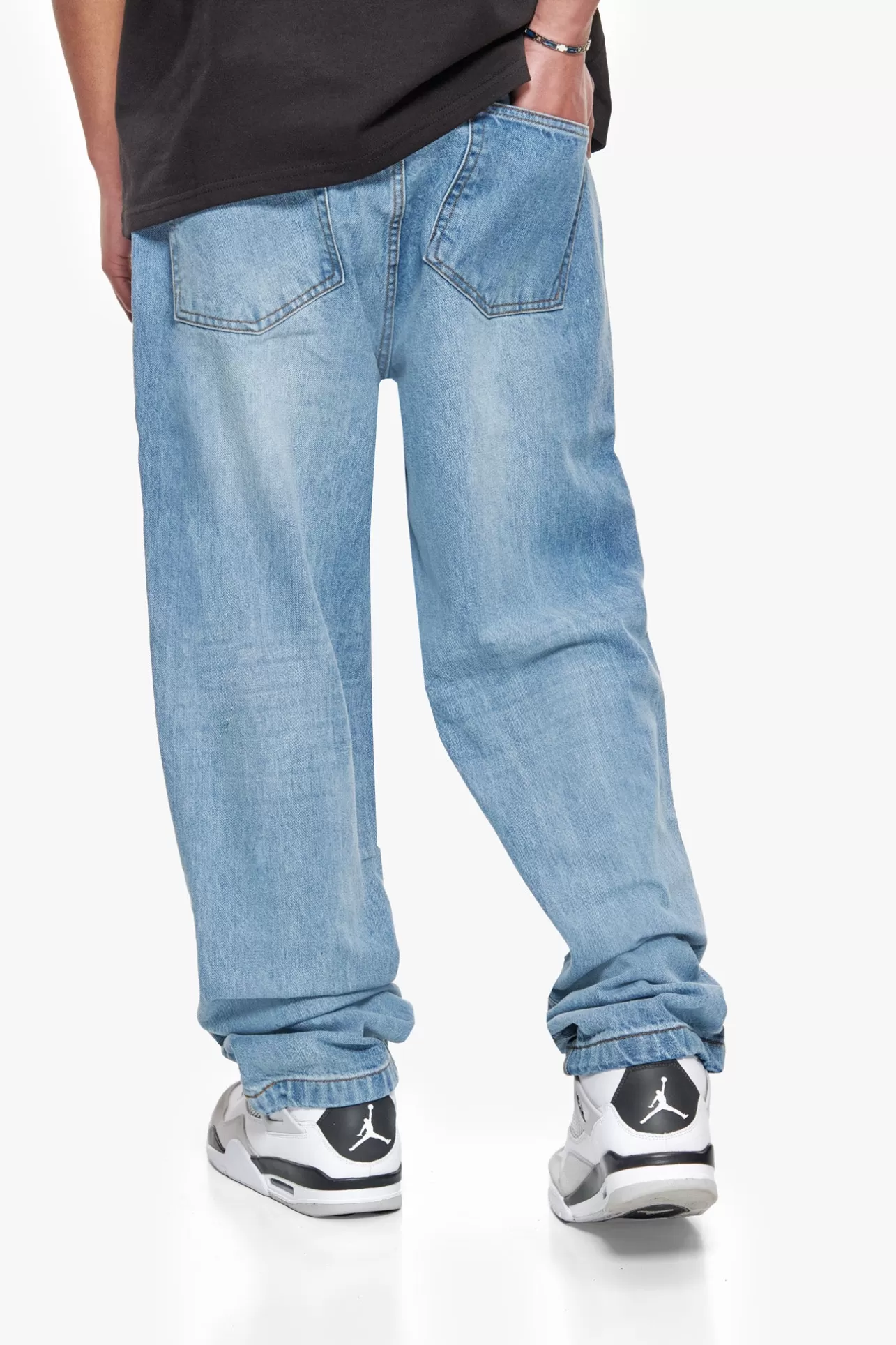 Dropsize BAGGY JEANS MID BLUE* Jeans