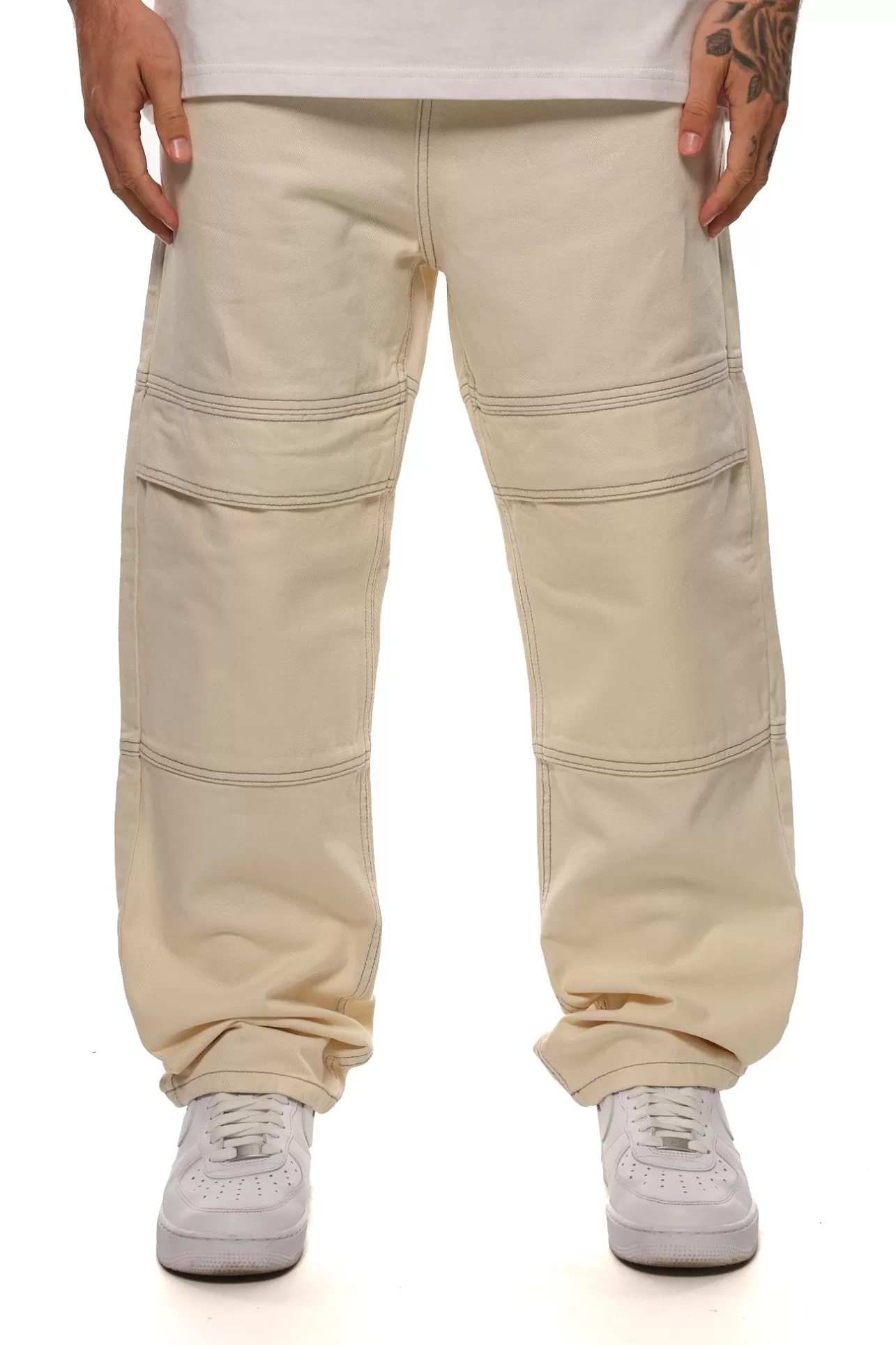Dropsize BAGGY PANT CREAM WHITE* Jeans