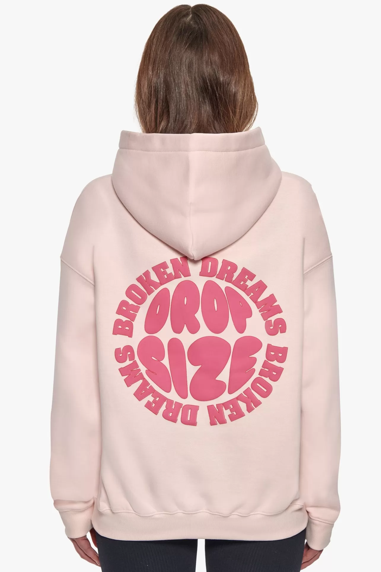 Dropsize BROKEN DREAMS CIRCLE HOODIE PINK*Women Women