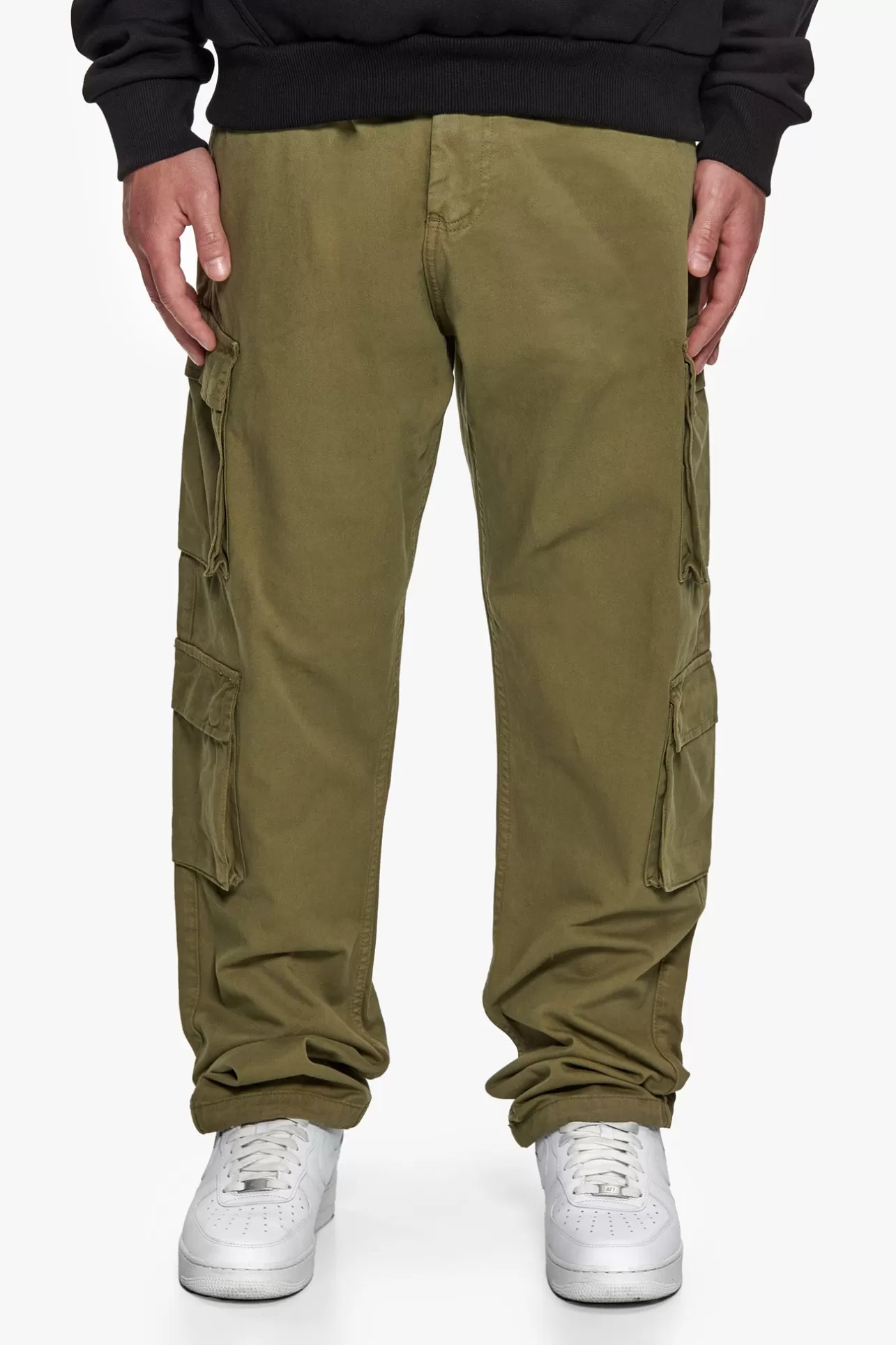 Dropsize DOUBLE POCKET CARGO PANT OLIVE* Cargoes