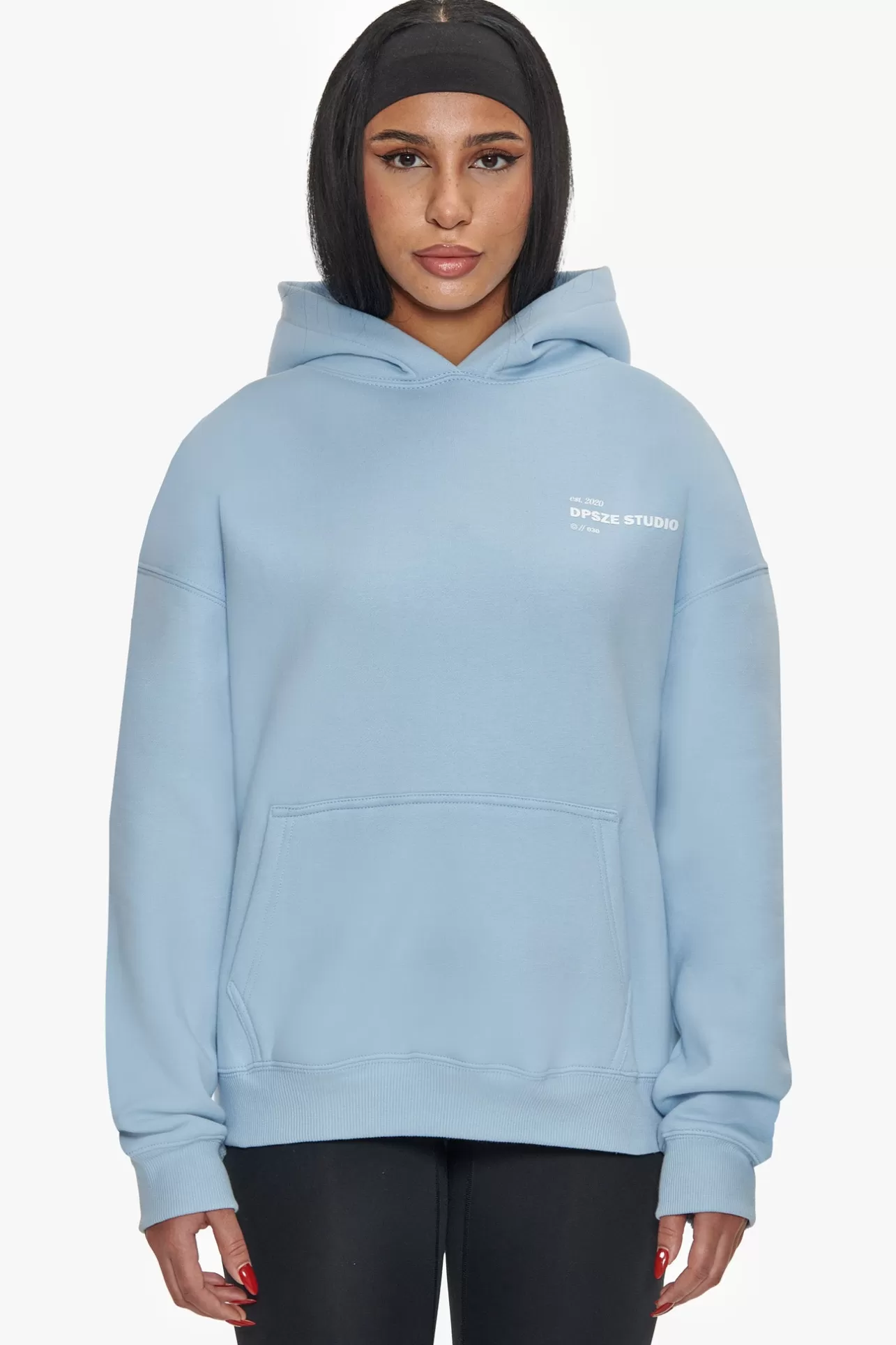 Dropsize DP STUDIO HOODIE BABY BLUE*Women Women