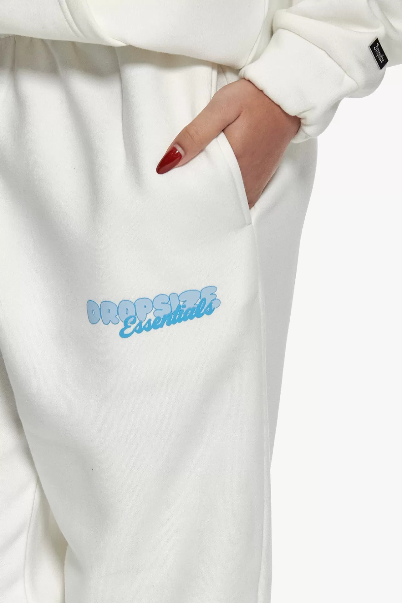 Dropsize ESSENTIAL CREW SWEAT JOGGER CREAM WHITE*Women Women | Jogging