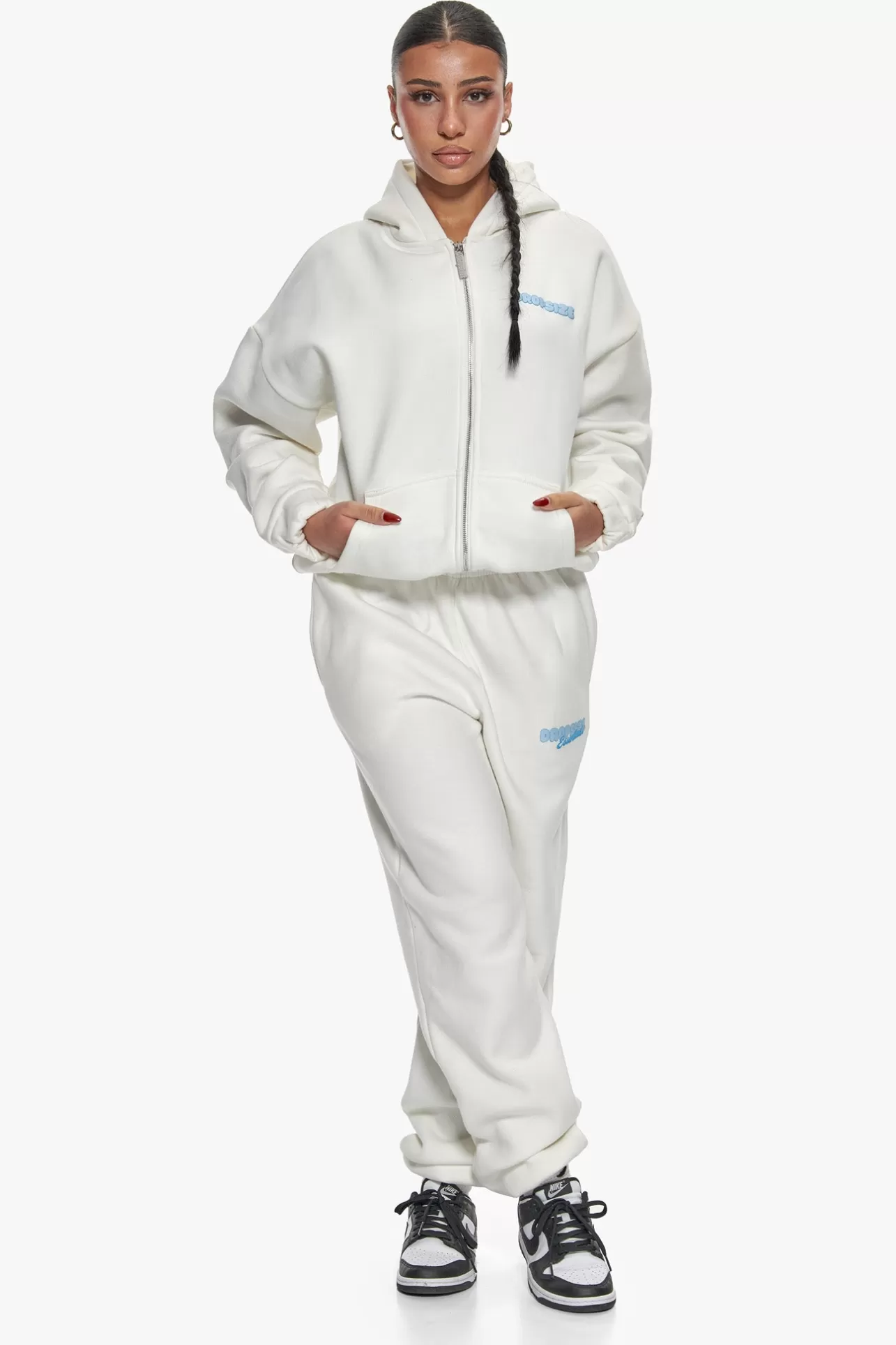 Dropsize ESSENTIAL CREW SWEAT JOGGER CREAM WHITE*Women Women | Jogging