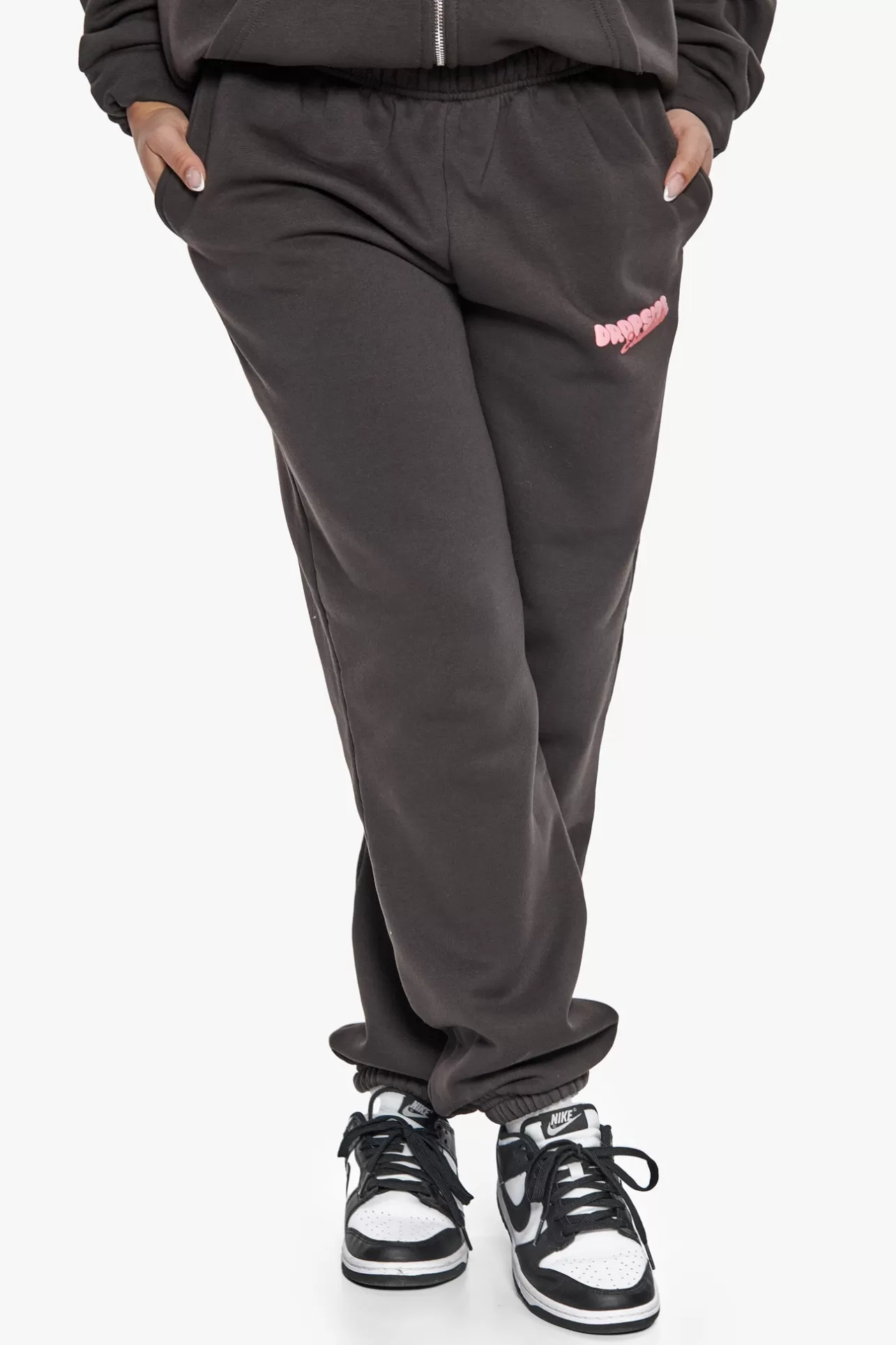 Dropsize ESSENTIAL CREW SWEAT JOGGER WASHED BLACK*Women Women | Jogging