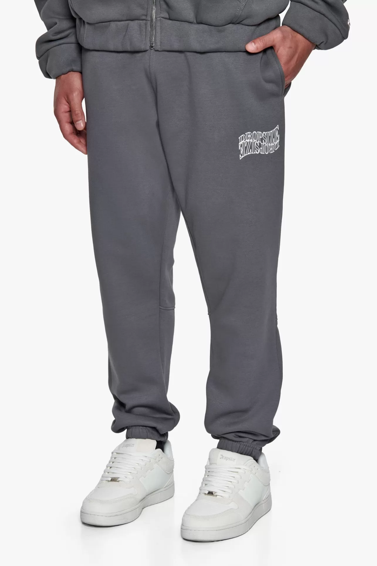 Dropsize HEAVY MIRRORED LOGO JOGGER GREY* Jogging