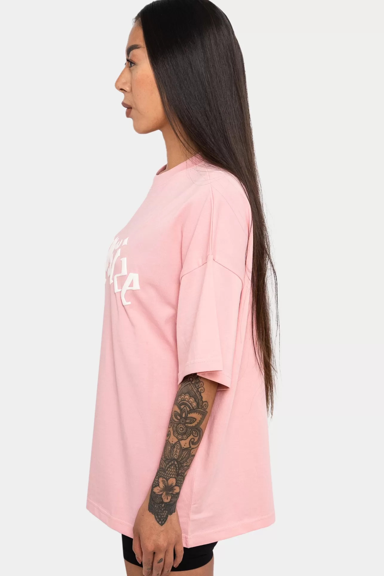 Dropsize HEAVY BIG LOGO T-SHIRT PINK*Women Women | T Shirt