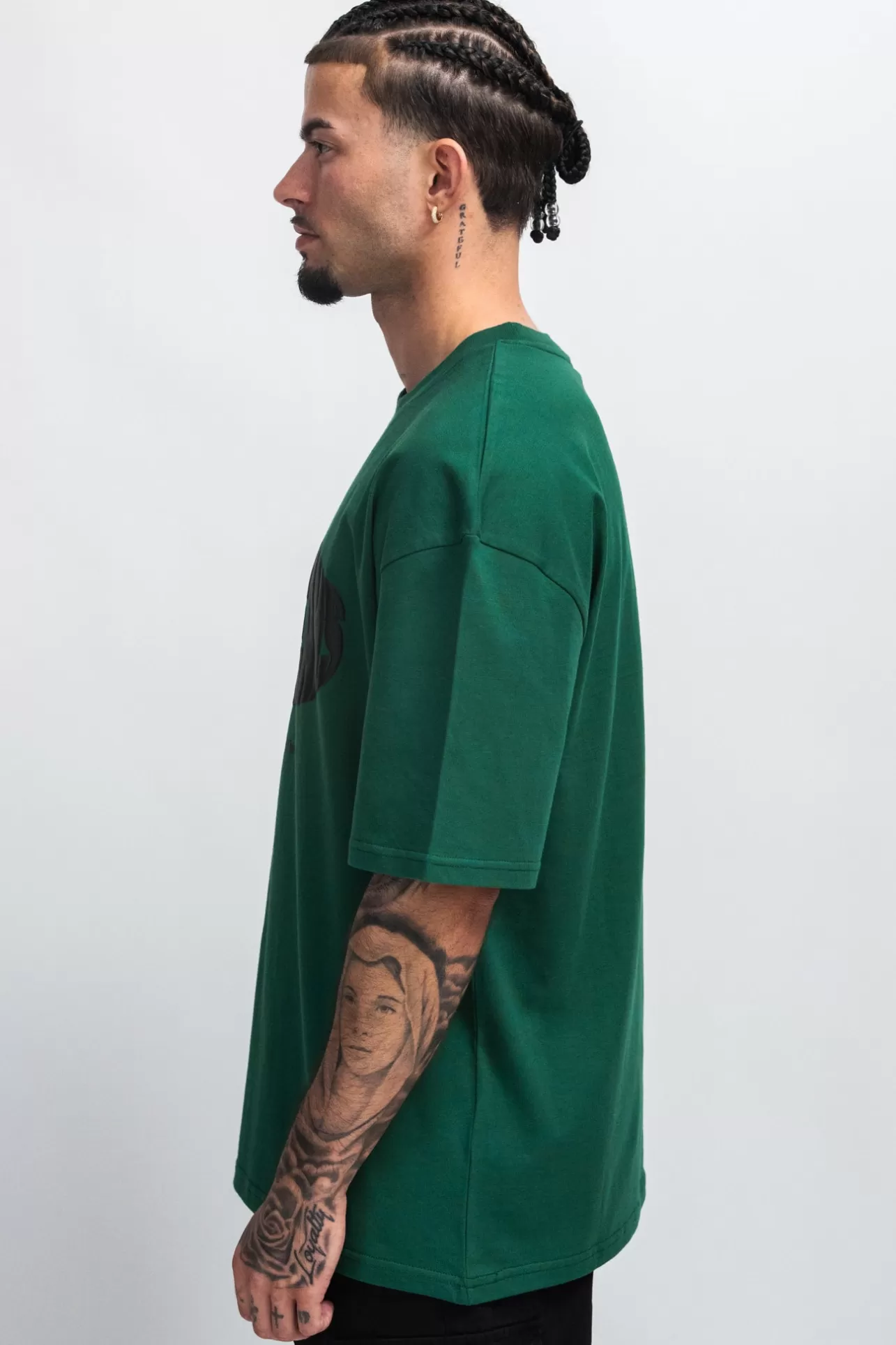 Dropsize HEAVY BROKEN DREAM T-SHIRT GREEN* T Shirt