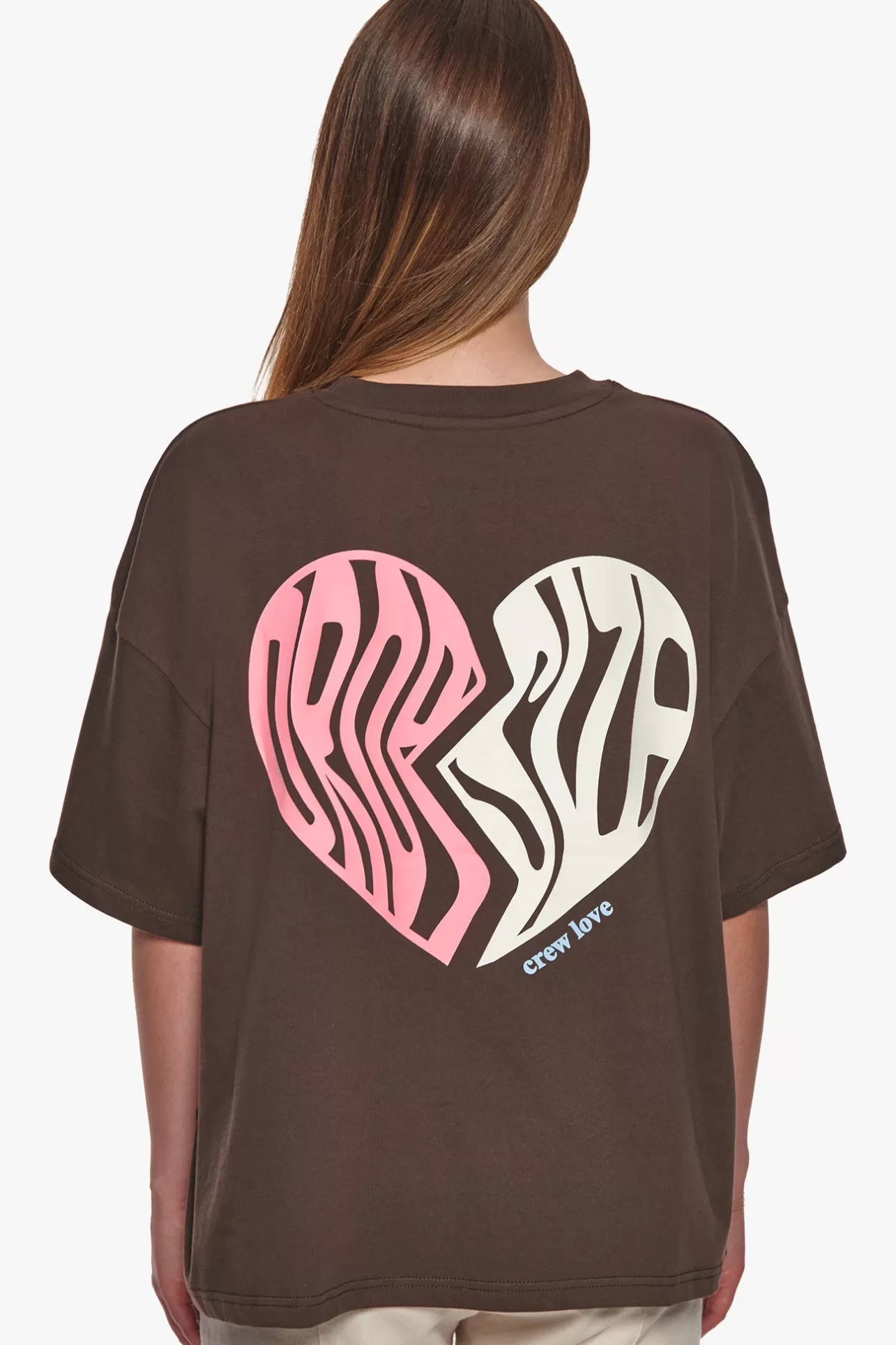 Dropsize HEAVY BROKEN HEART T-SHIRT CHOCOLATE BROWN*Women Women | T Shirt