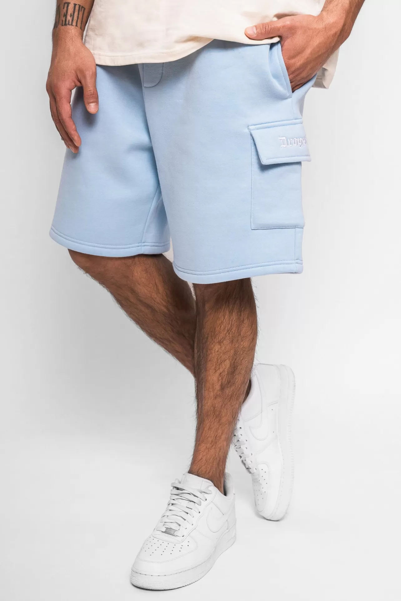 Dropsize HEAVY CARGO SWEAT SHORT BLUE* Shorts