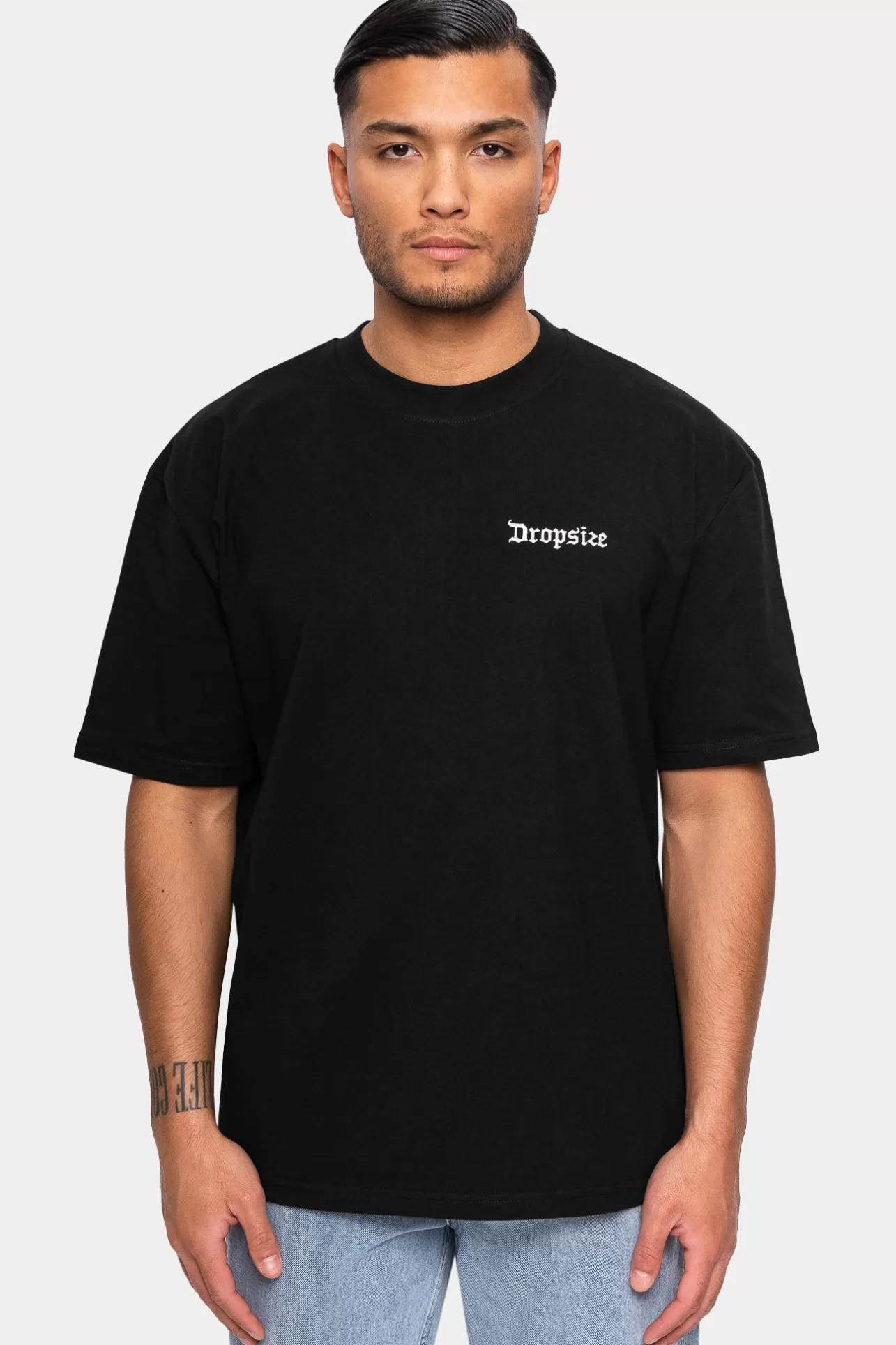 Dropsize HEAVY CREW T-SHIRT BLACK* T Shirt