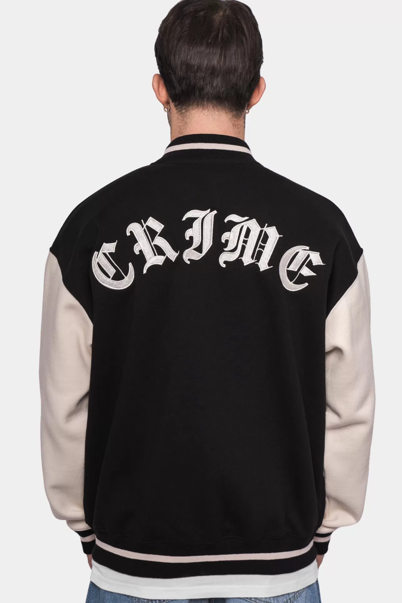 Dropsize HEAVY CRIME COLLEGE JACKET COCONUT MILK BROWN* Jackets
