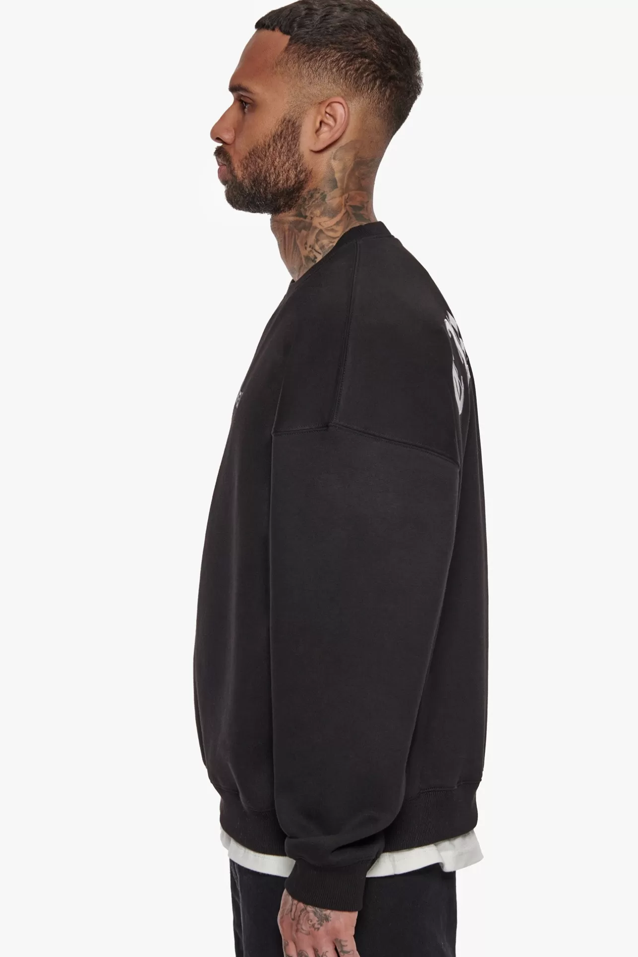 Dropsize HEAVY CRIME CREWNECK SWEATER BLACK* Sweater