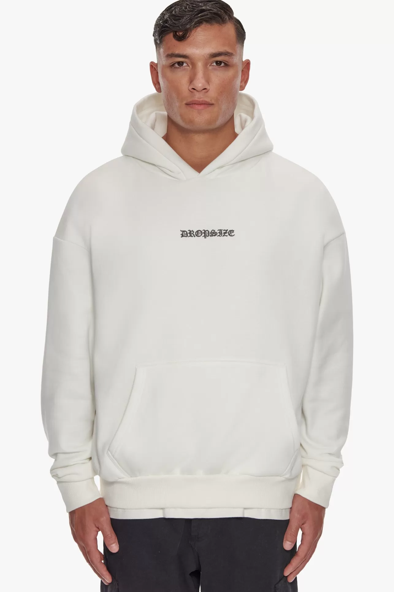Dropsize HEAVY CRIME HOODIE CREAM* Hoodie