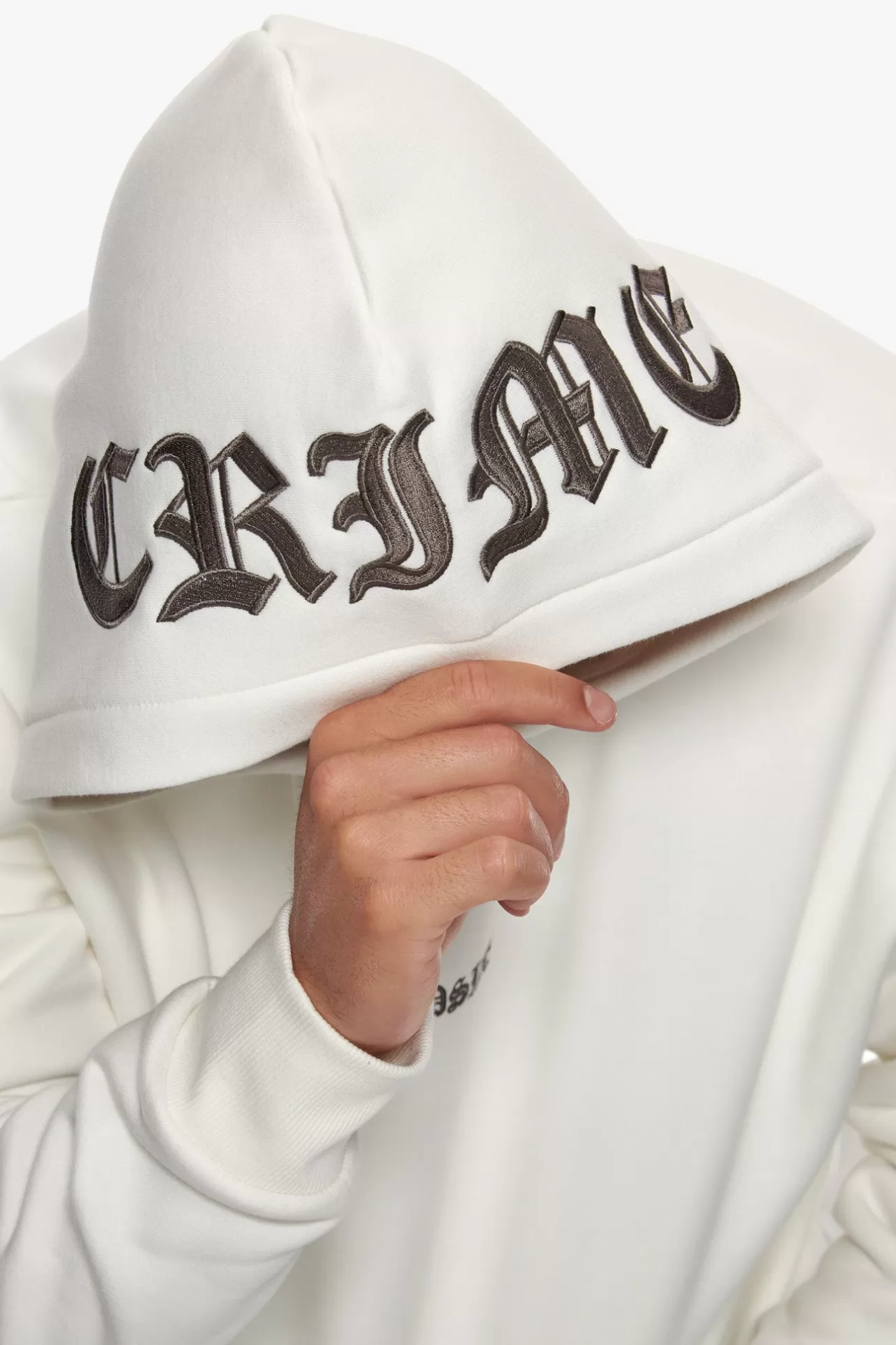 Dropsize HEAVY CRIME HOODIE CREAM* Hoodie