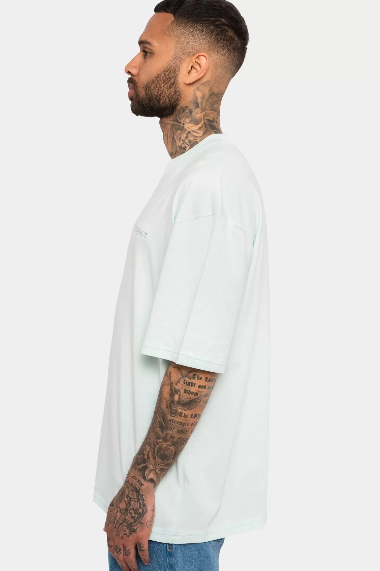 Dropsize HEAVY EMBO T-SHIRT SALT AIR* T Shirt