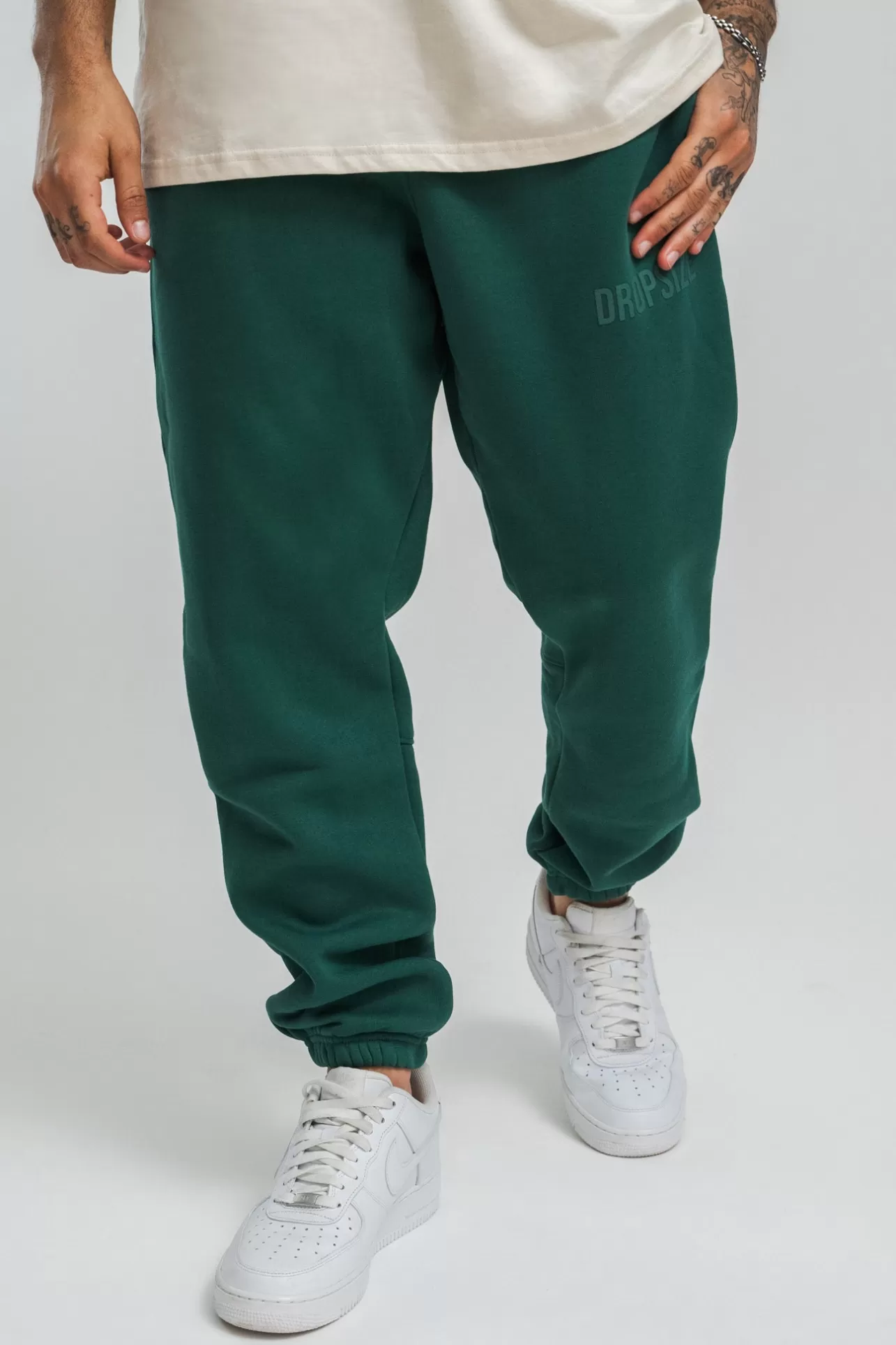 Dropsize HEAVY HD PRINT JOGGER GREEN* Jogging