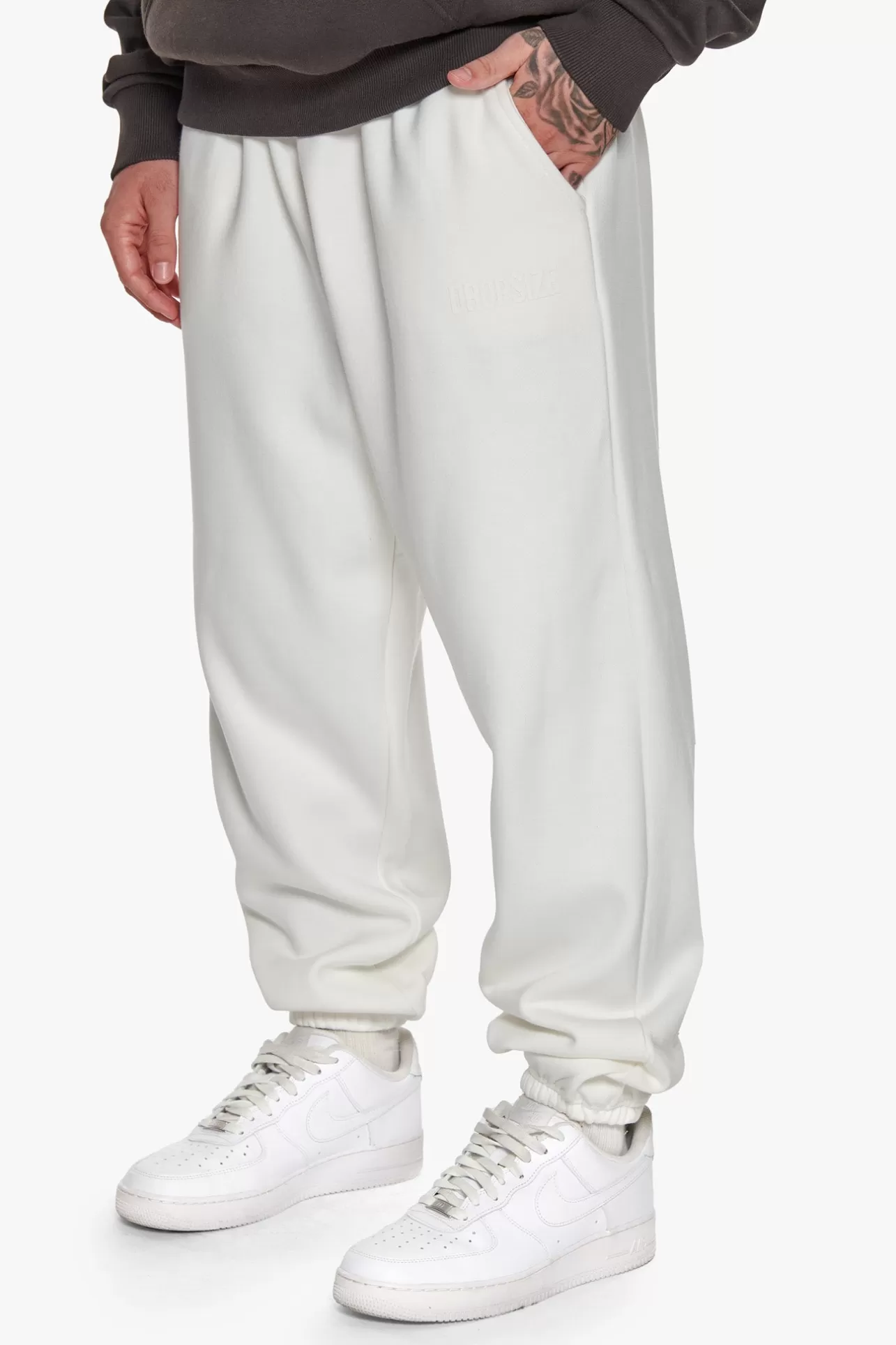 Dropsize HEAVY LOOSE FIT JOGGER CREAM WHITE* Jogging