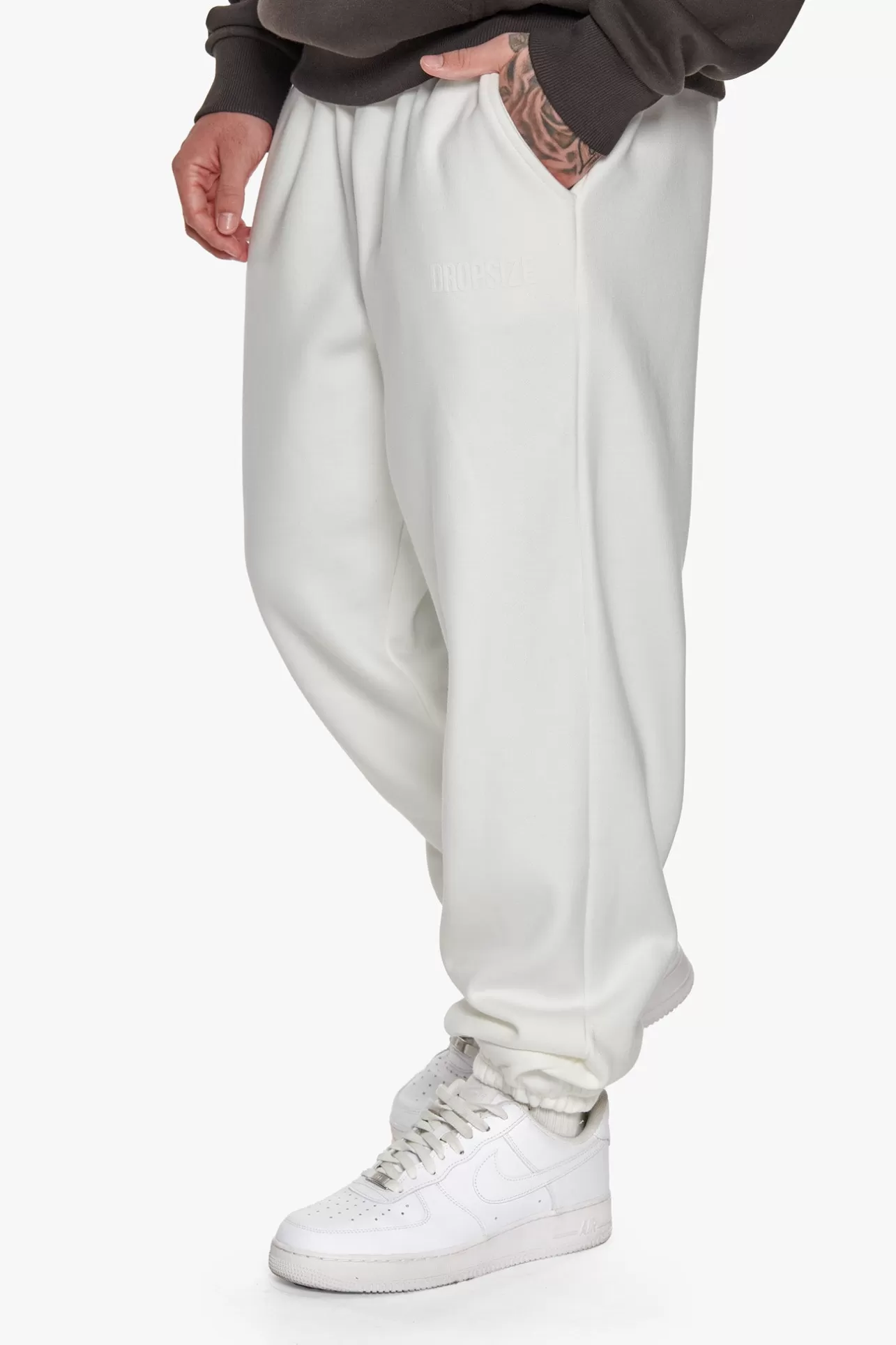 Dropsize HEAVY LOOSE FIT JOGGER CREAM WHITE* Jogging