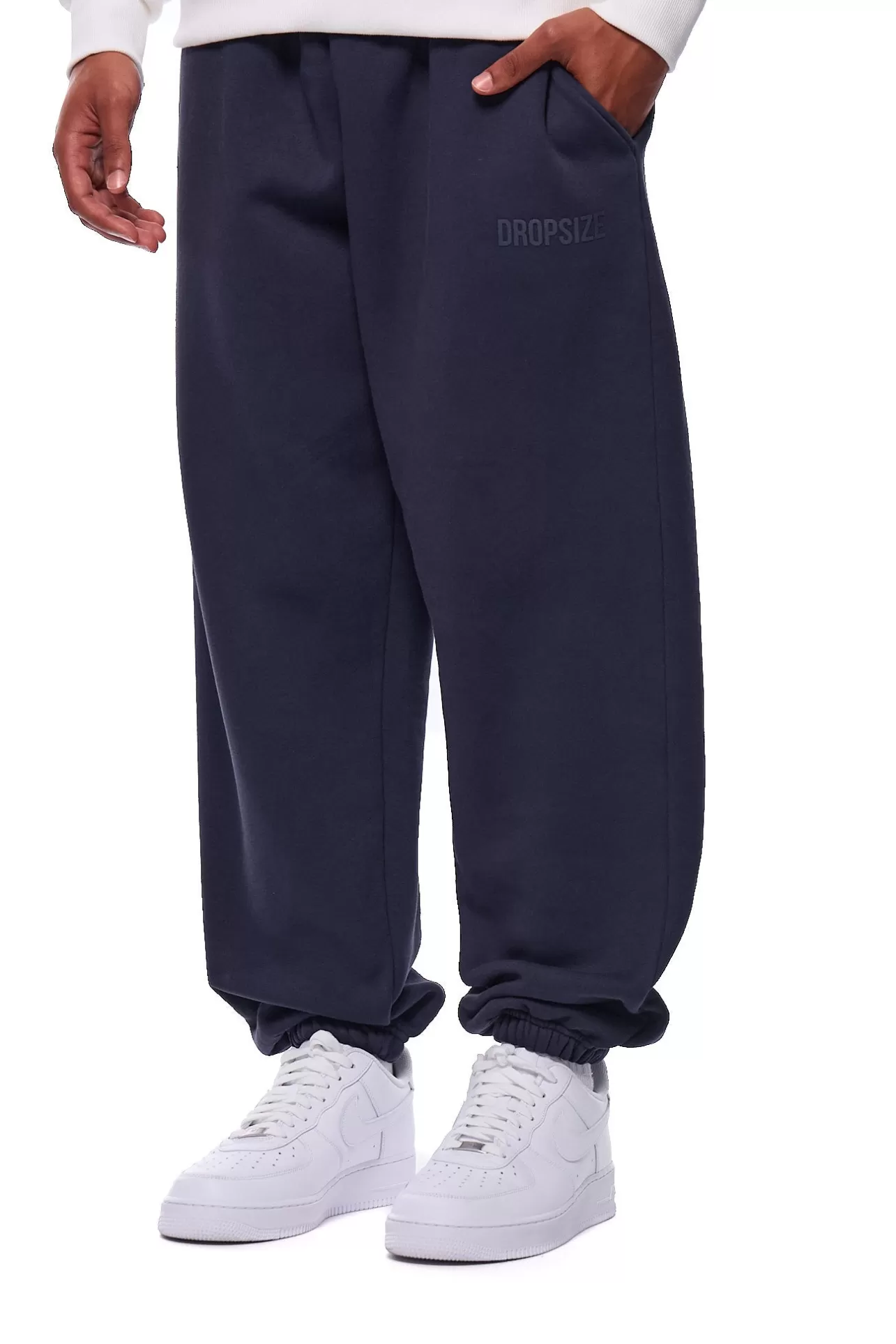 Dropsize HEAVY LOOSE FIT JOGGER WASHED NAVY* Jogging