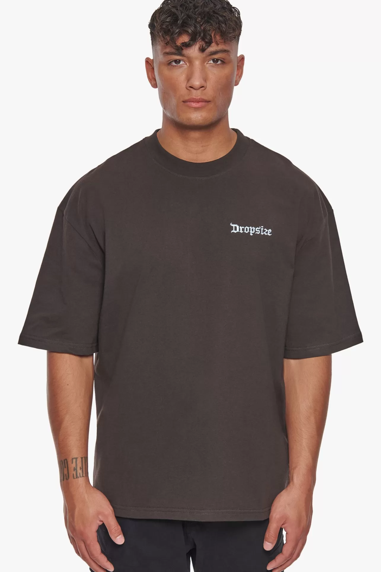 Dropsize HEAVY MISTAKES T-SHIRT WASHED BLACK* T Shirt