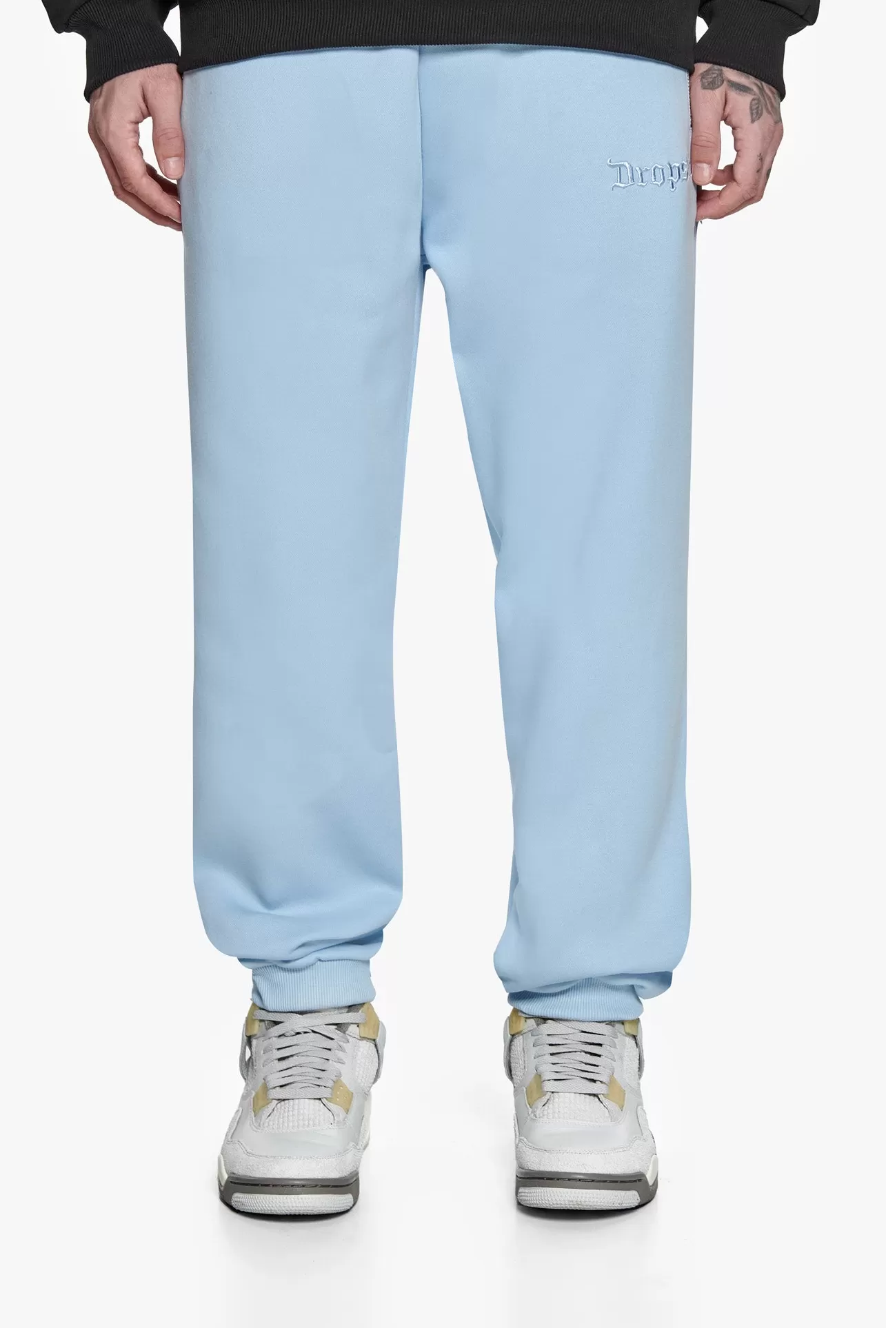 Dropsize HEAVY NEXT GEN LOGO PRINT JOGGER BABY BLUE* Jogging