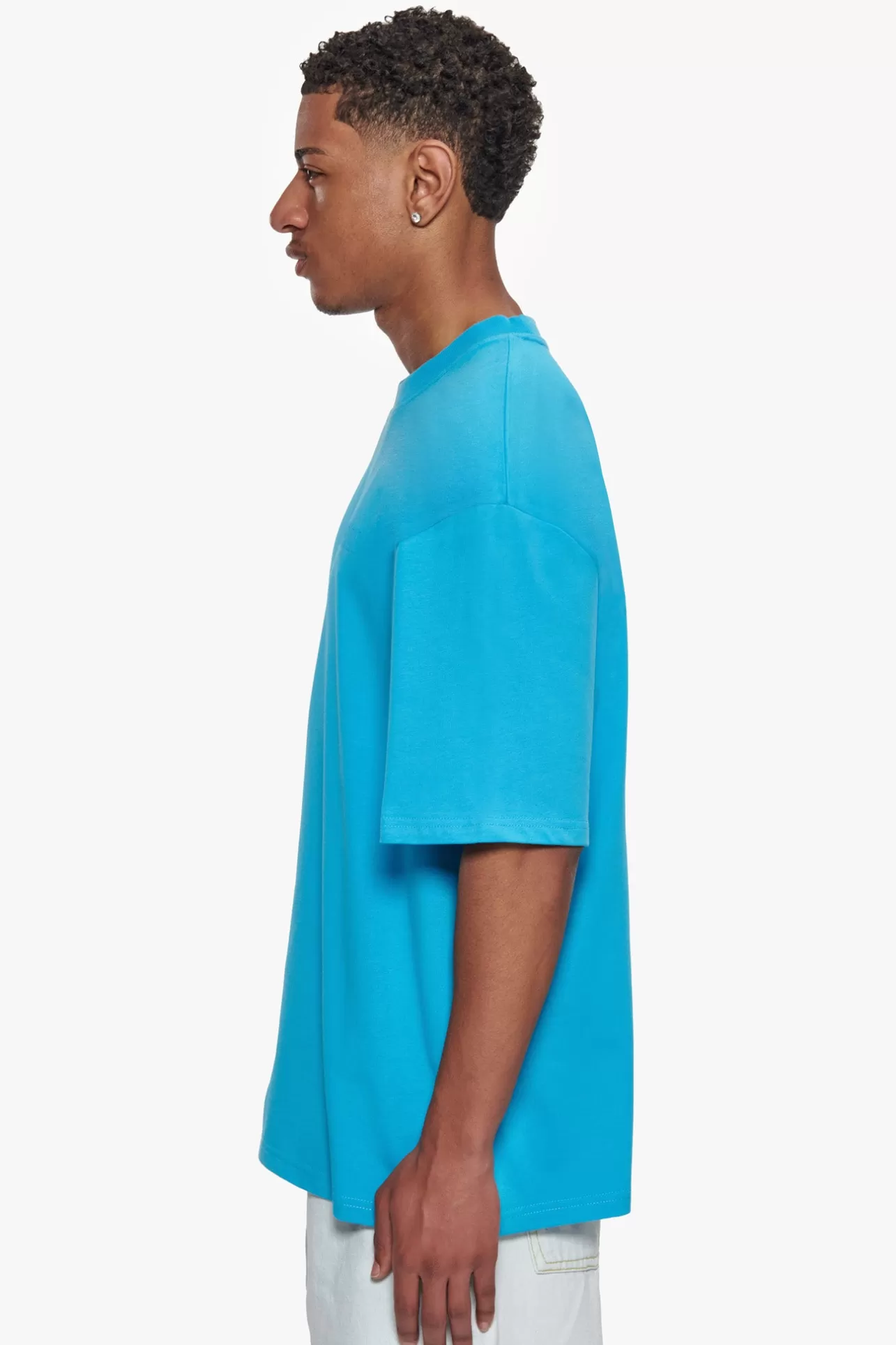 Dropsize HEAVY OVERISZE HD PRINT T-SHIRT RIVER BLUE* T Shirt