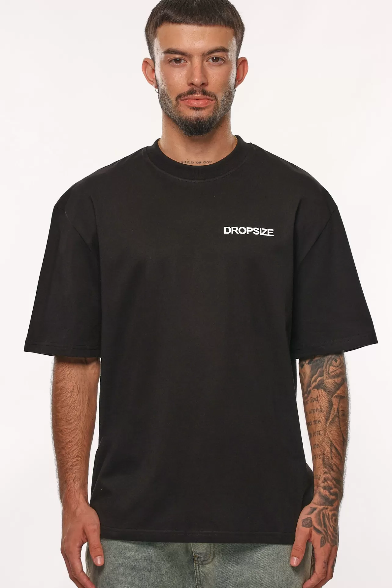 Dropsize HEAVY OVERSIZE BEST PLACE T-SHIRT BLACK* T Shirt