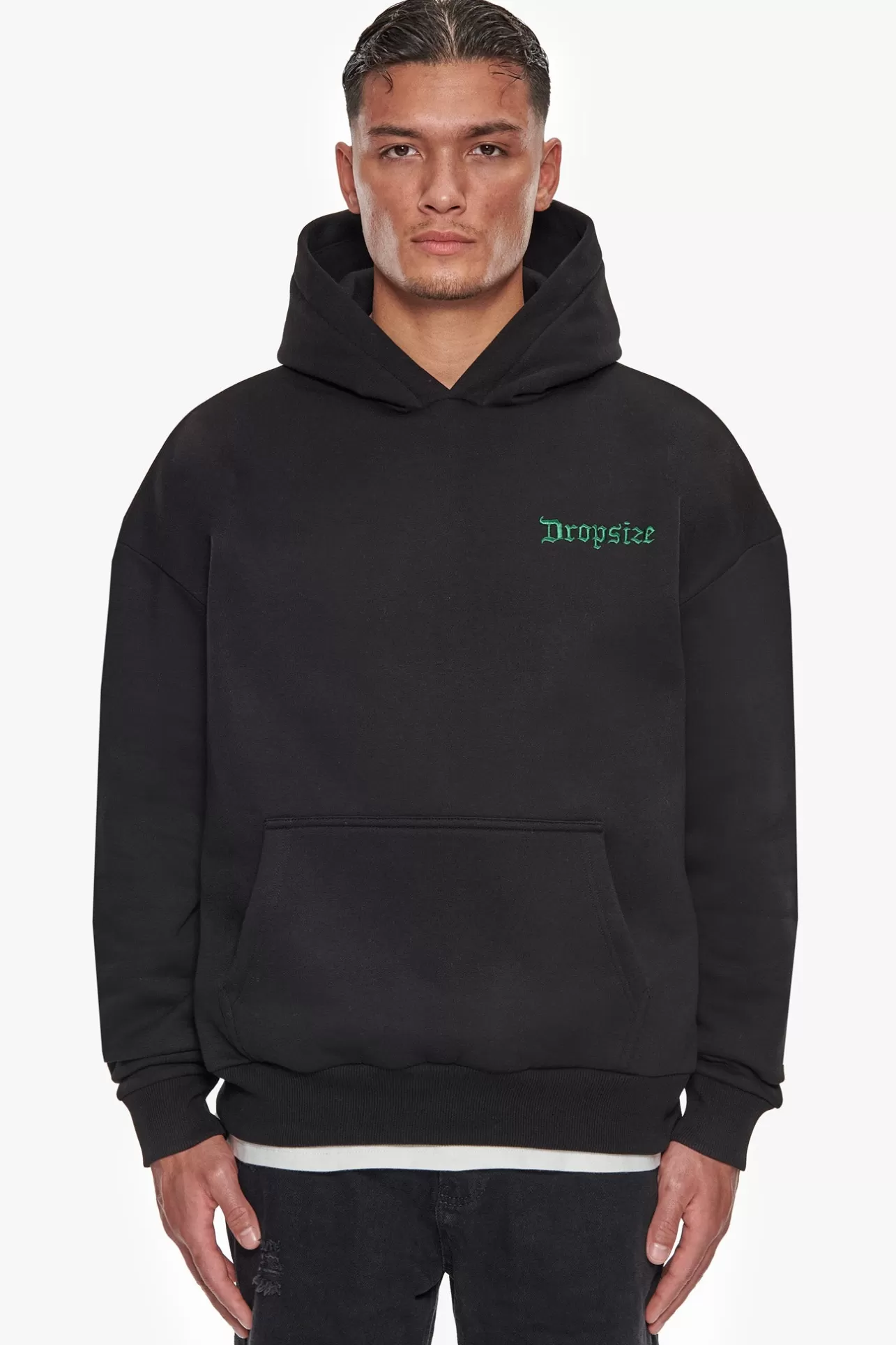 Dropsize HEAVY OVERSIZE BROKEN DREAMS CIRCLE HOODIE* Hoodie