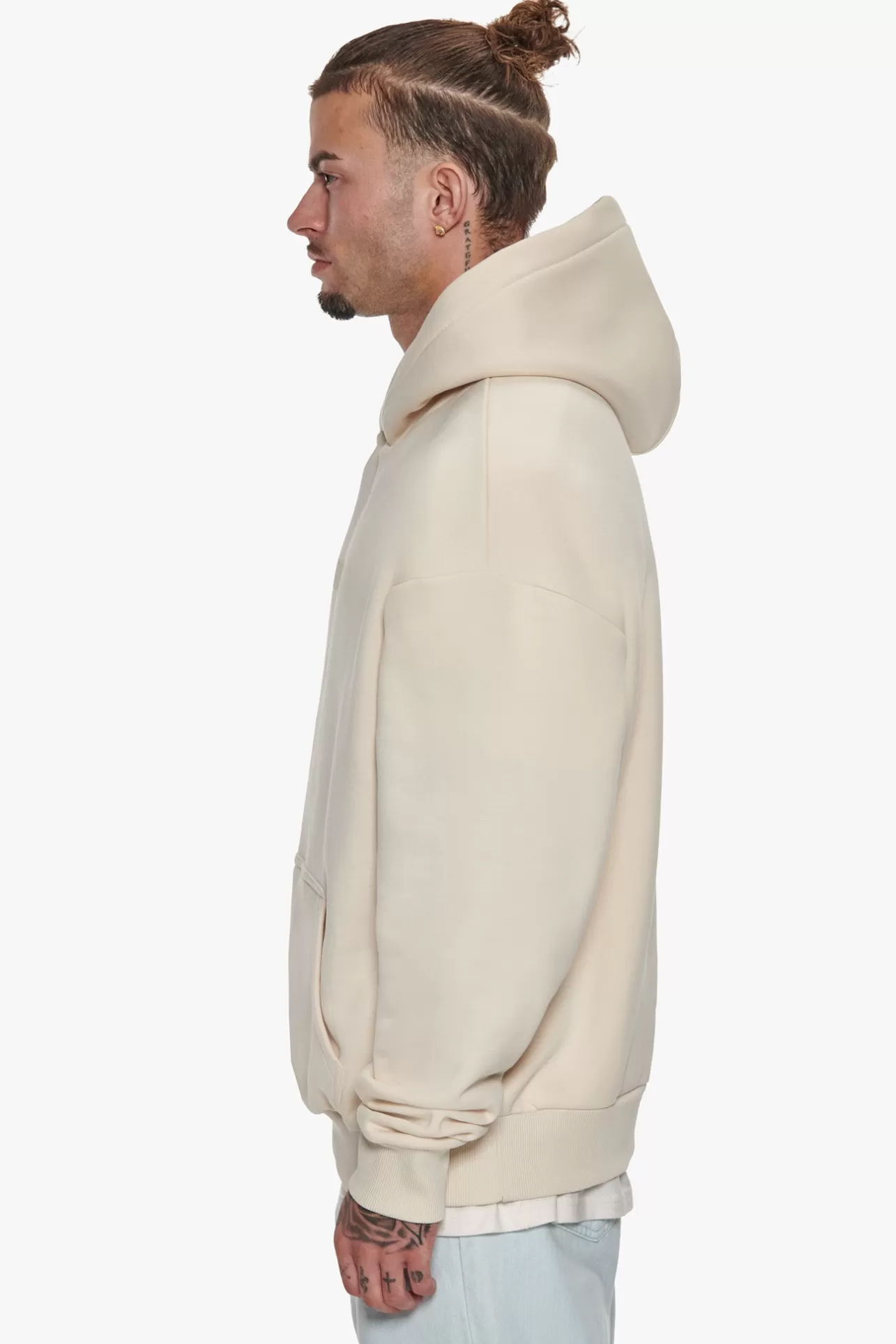 Dropsize HEAVY OVERSIZE CENTER HD HOODIE COCONUT MILK* Hoodie