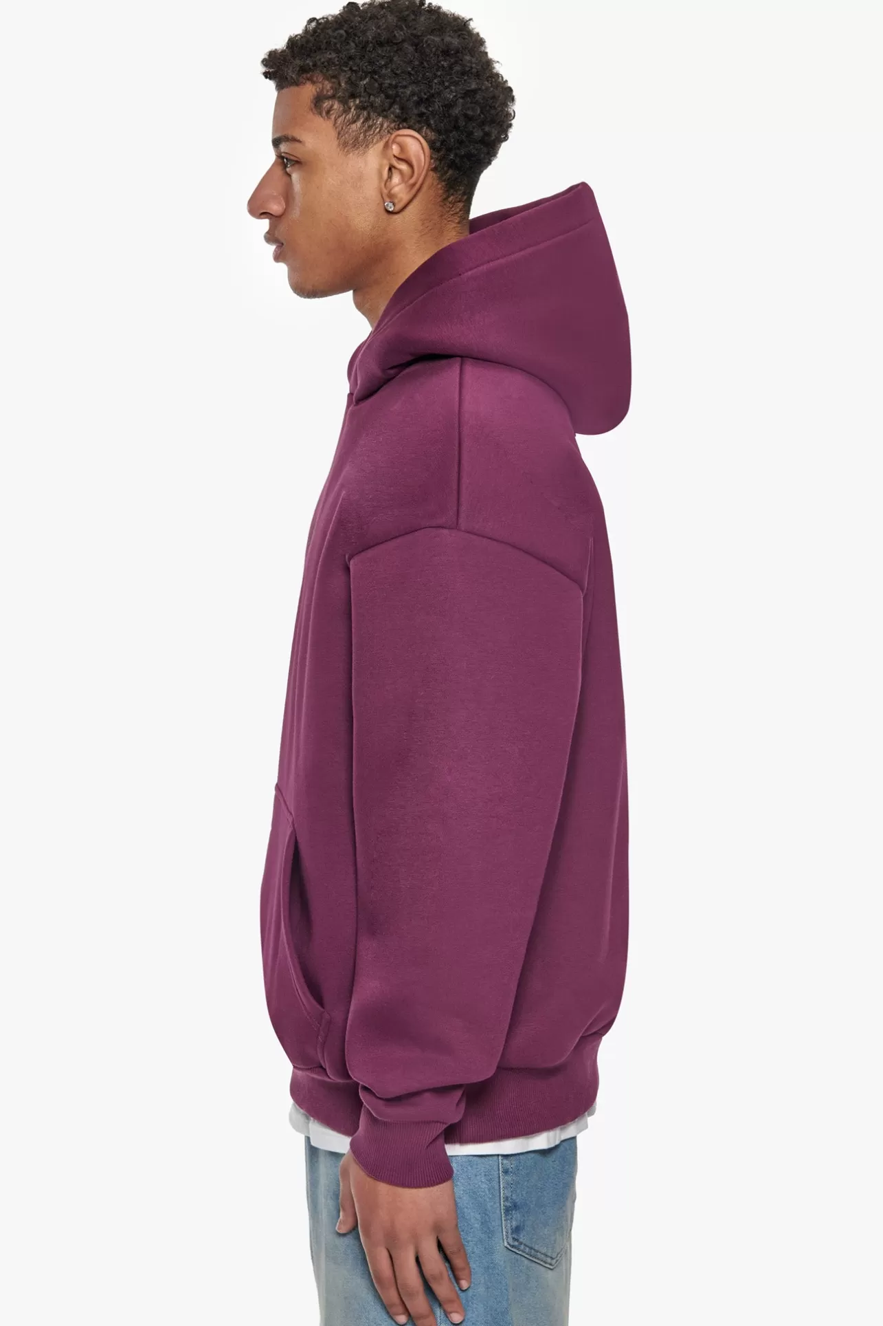 Dropsize HEAVY OVERSIZE CENTER HD HOODIE GRAPE WINE* Hoodie