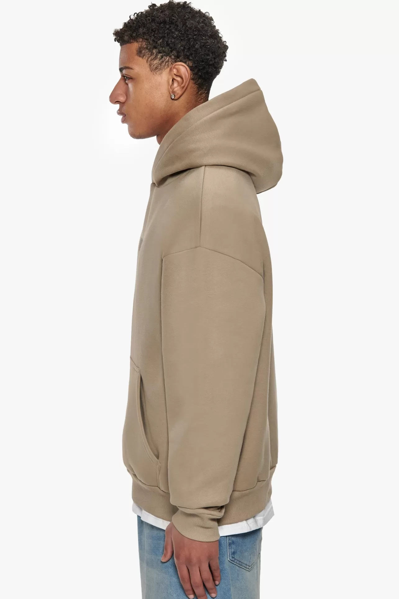 Dropsize HEAVY OVERSIZE CENTER HD HOODIE WEATHERED TEAK* Hoodie