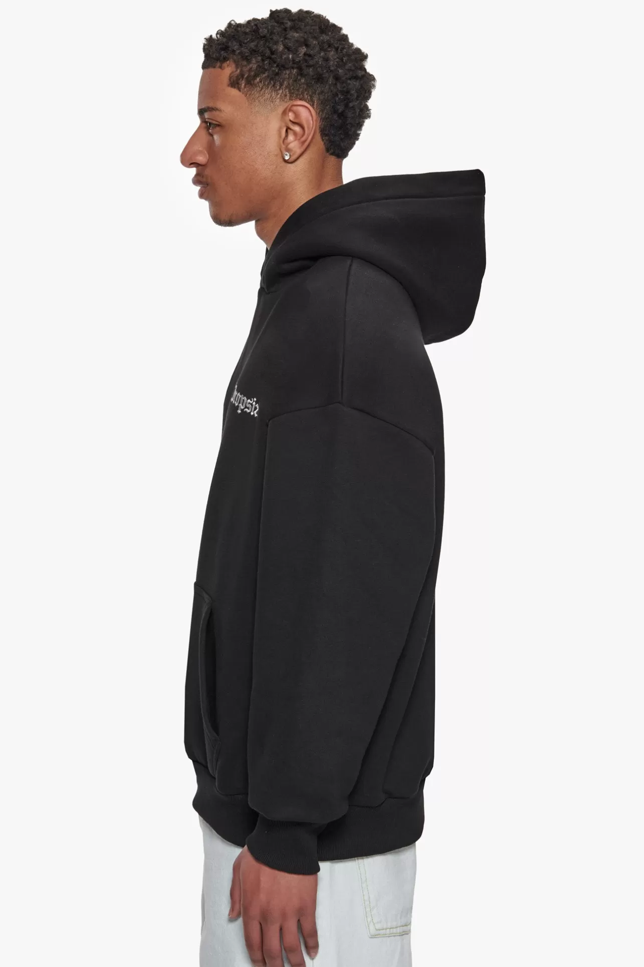 Dropsize HEAVY OVERSIZE CLOUD STYLE HOODIE BLACK* Hoodie