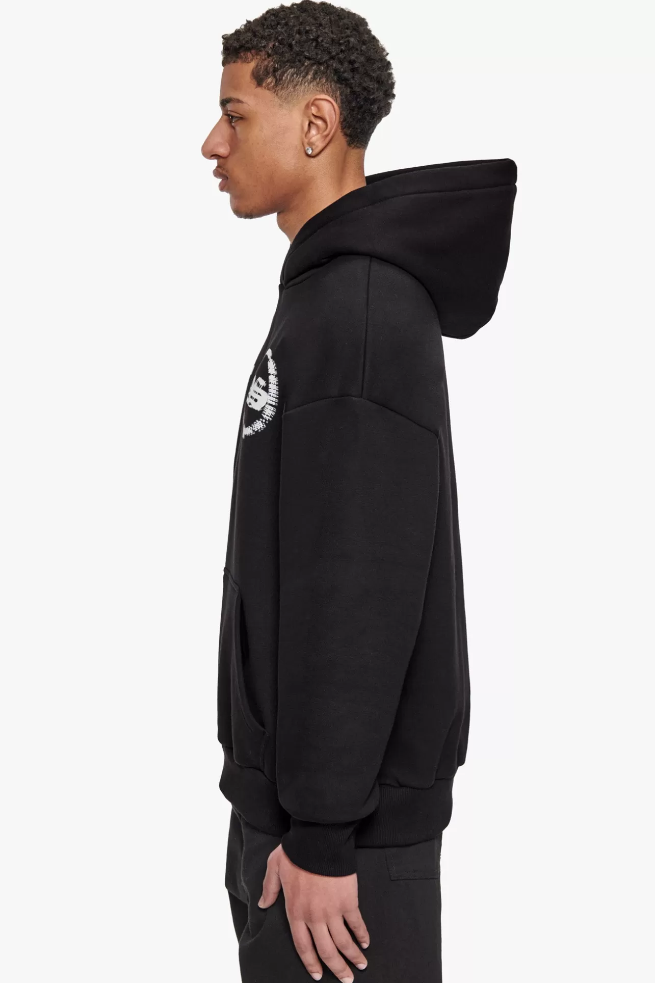 Dropsize HEAVY OVERSIZE DESIGNED IN BERLIN HOODIE BLACK* Hoodie