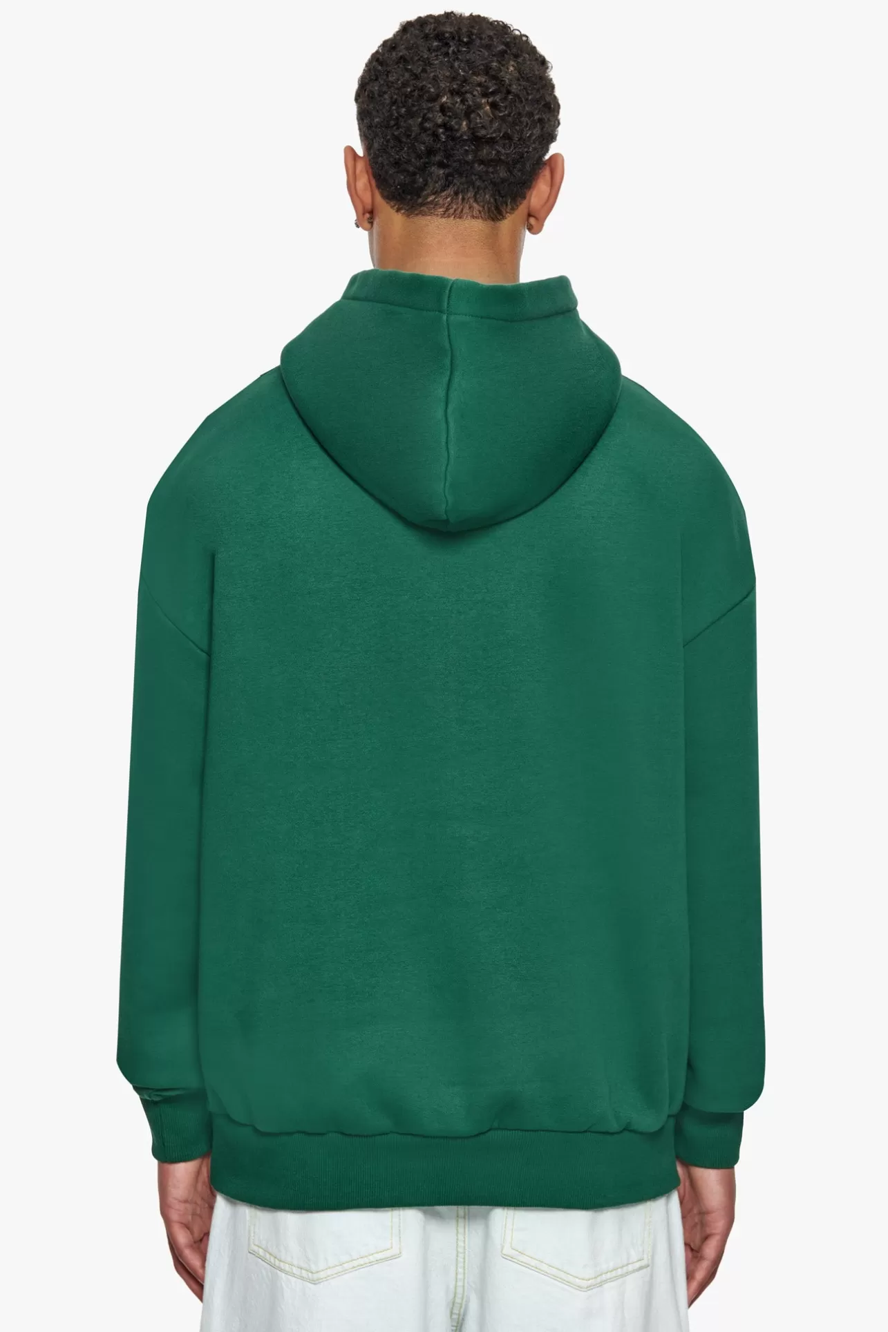 Dropsize HEAVY OVERSIZE DESIGNED IN BERLIN HOODIE WASHED GREEN* Hoodie