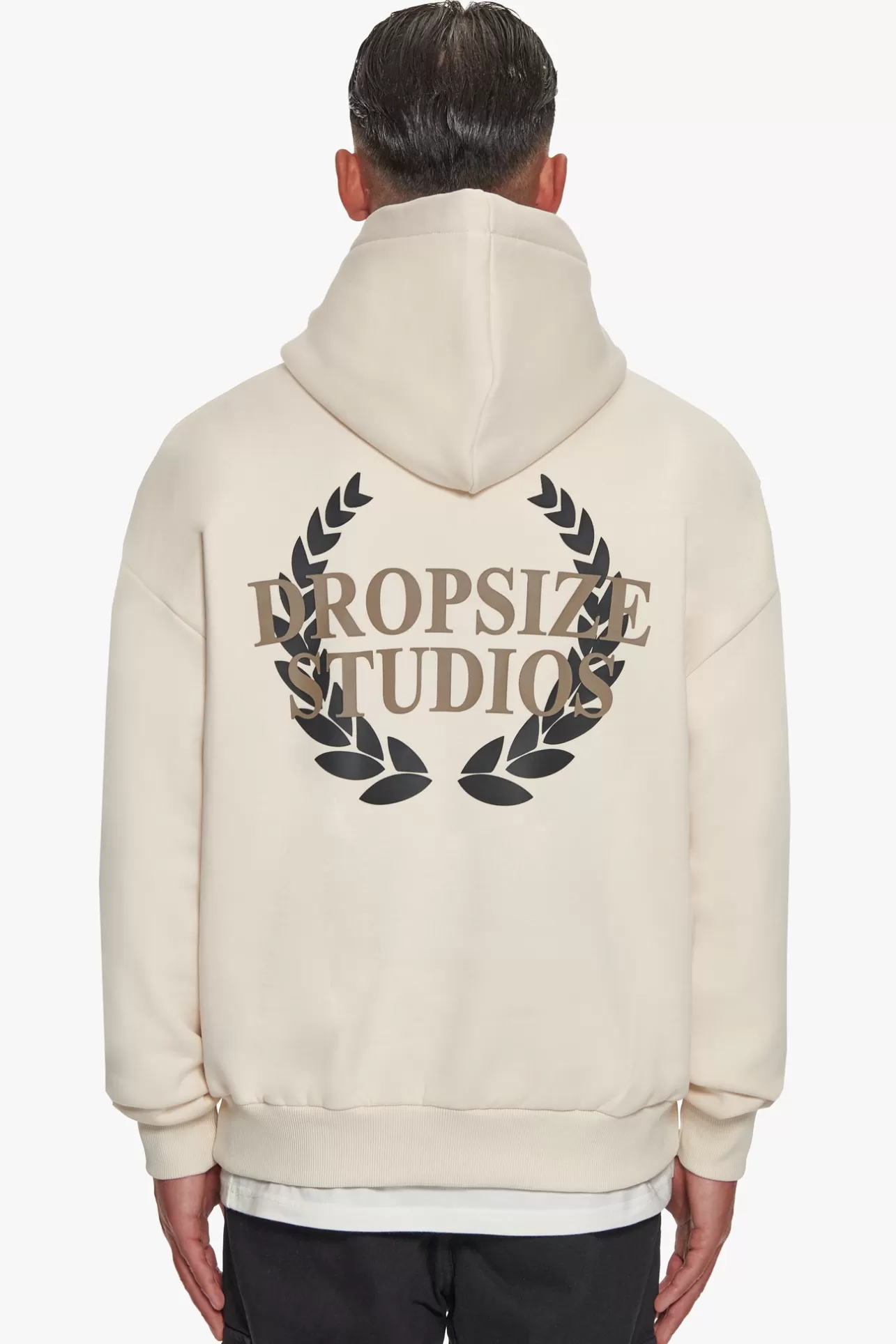 Dropsize HEAVY OVERSIZE STUDIOS HOODIE COCONUT MILK* Hoodie