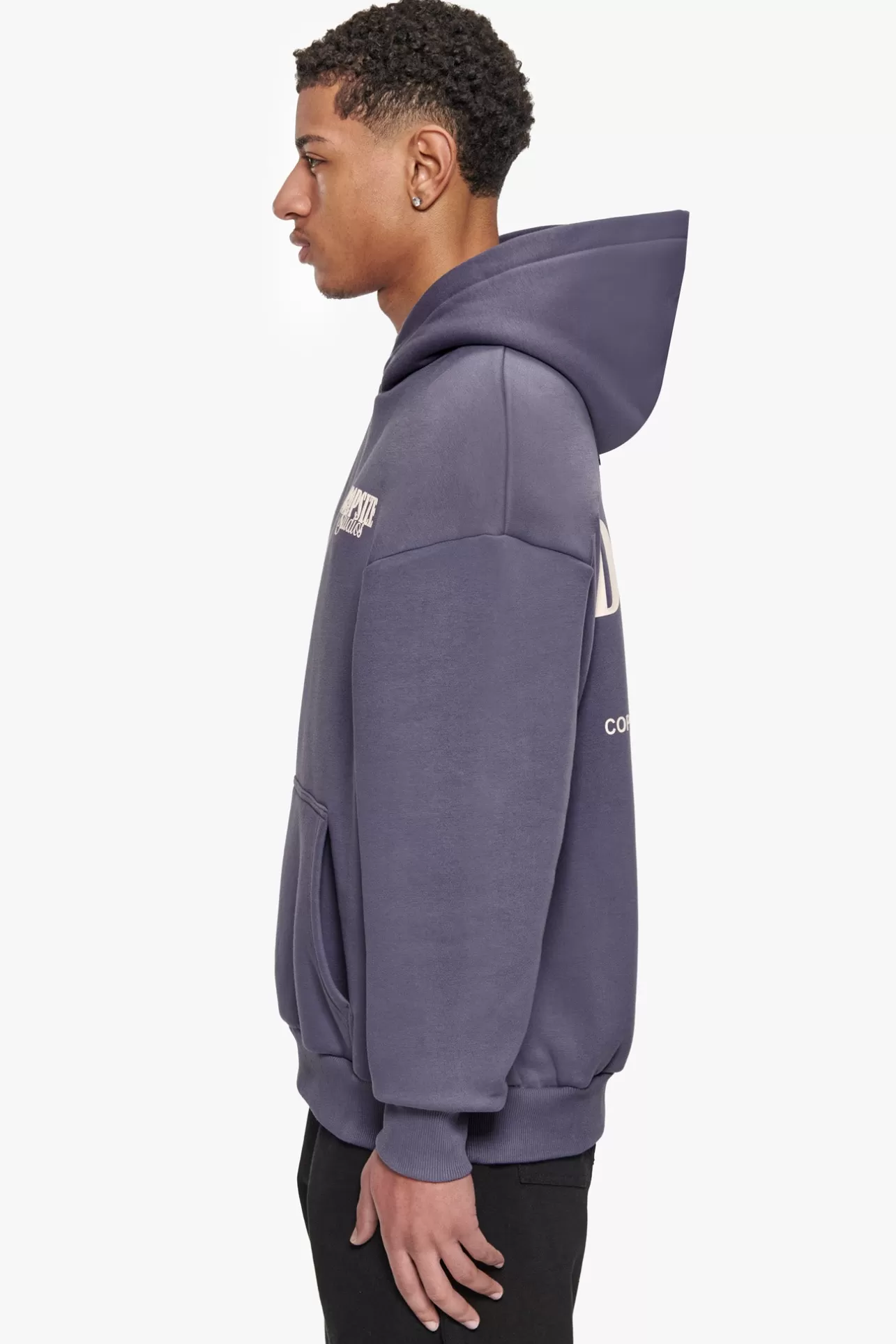 Dropsize HEAVY OVERSIZE STUDIOS HOODIE GRANITE* Hoodie