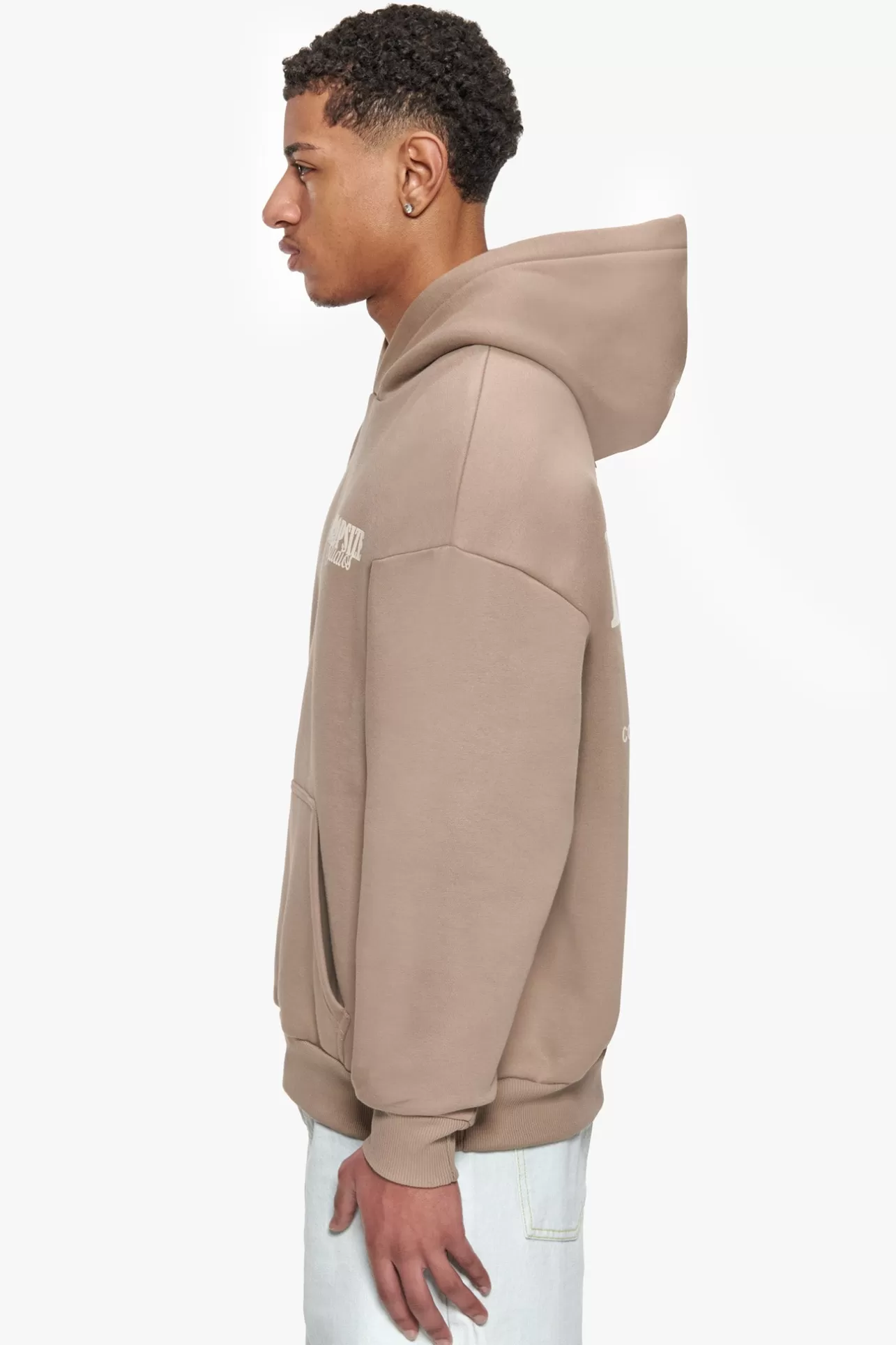 Dropsize HEAVY OVERSIZE STUDIOS HOODIE SILVERMINK/COCONUT* Hoodie