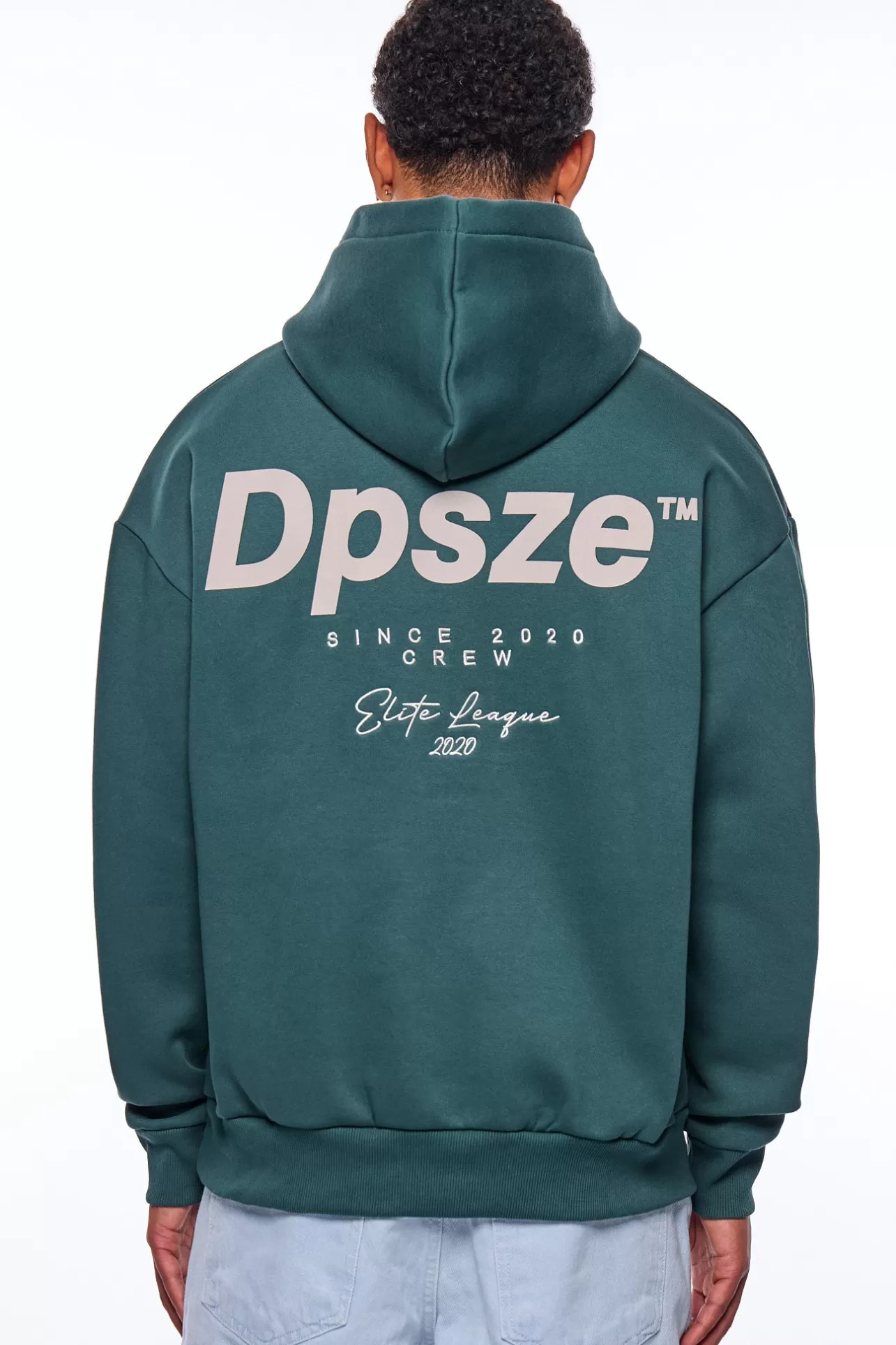 Dropsize HEAVY OVERSIZE ELITE LEAGUE HOODIE TREKKING GREEN* Hoodie