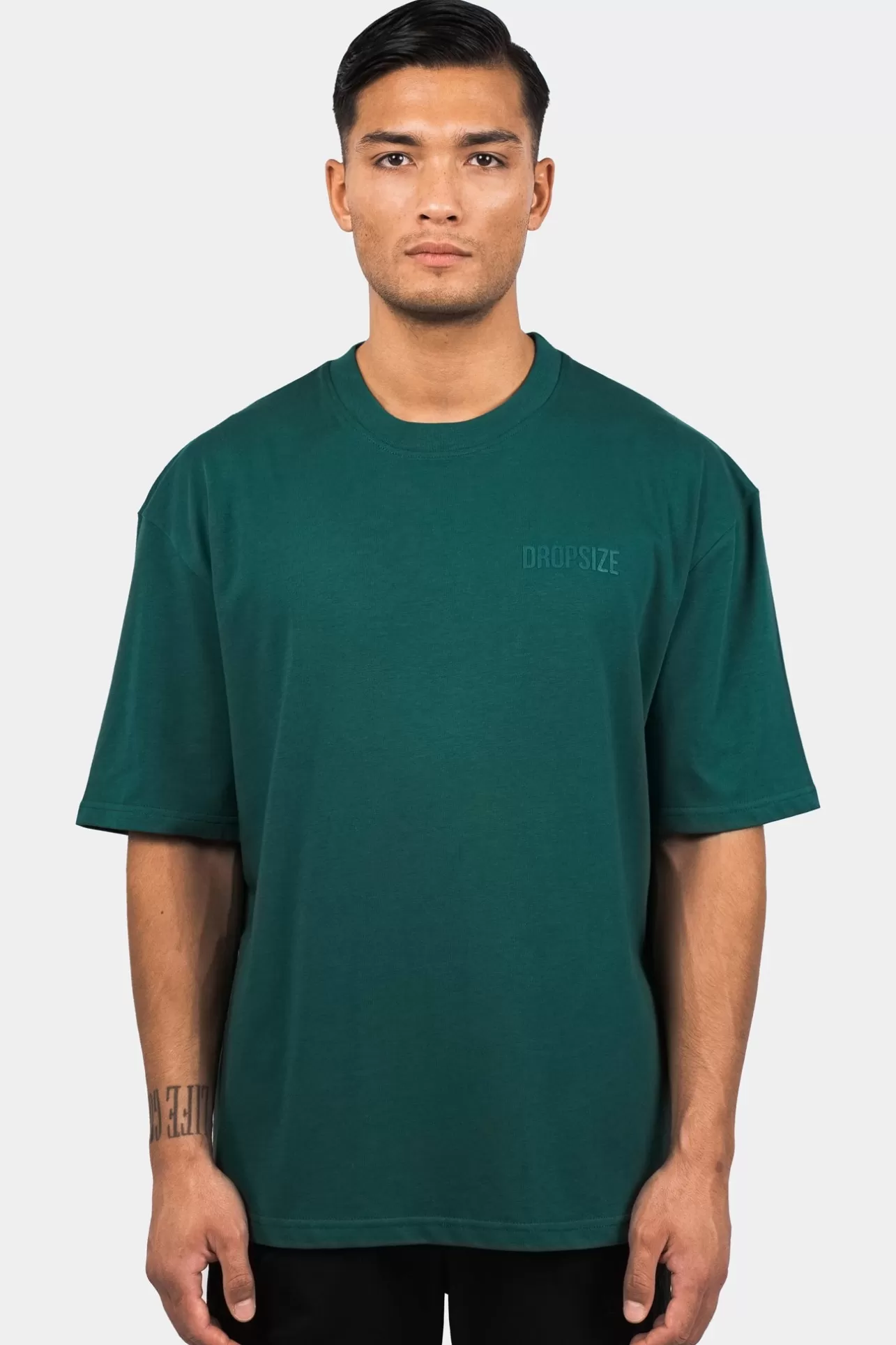 Dropsize HEAVY OVERSIZE HD PRINT T-SHIRT GREEN* T Shirt