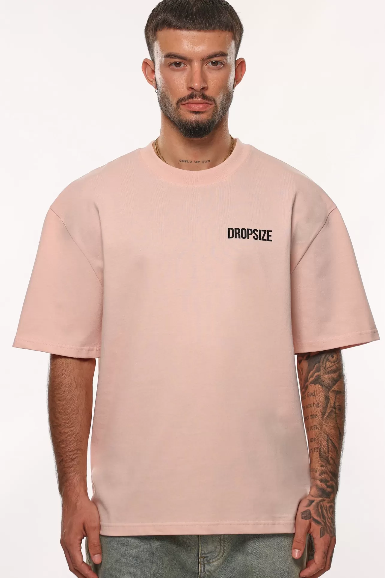 Dropsize HEAVY OVERSIZE HD PRINT T-SHIRT LOTUS* T Shirt