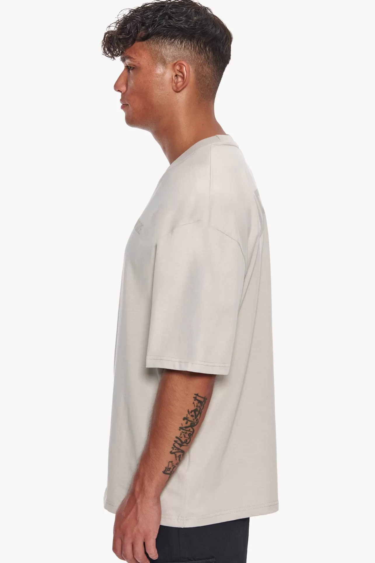Dropsize HEAVY OVERSIZE HD PRINT T-SHIRT MOONBEAM* T Shirt