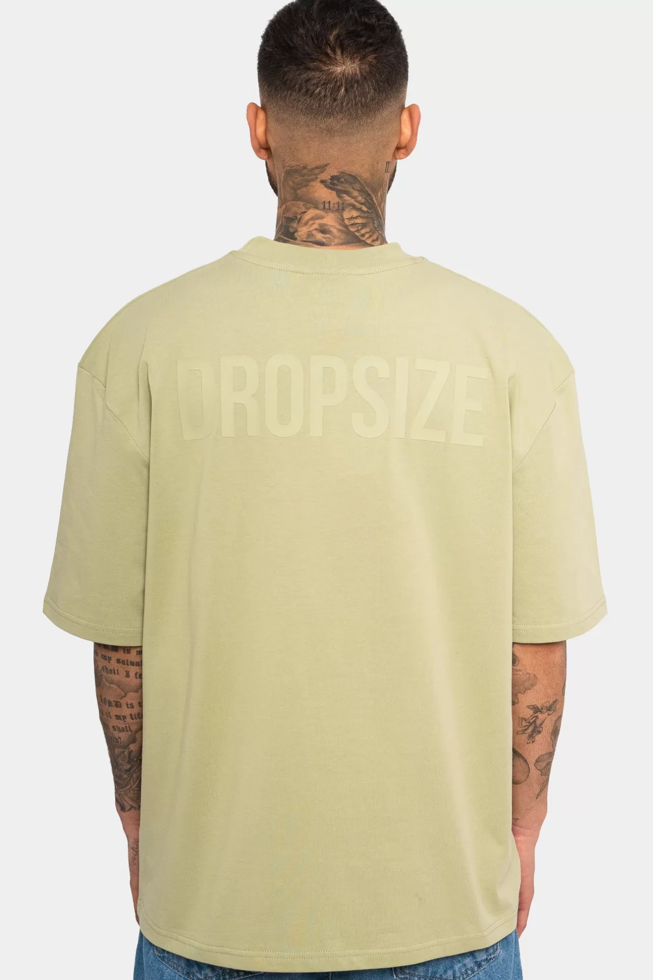 Dropsize HEAVY OVERSIZE HD PRINT T-SHIRT PISTACHIO* T Shirt