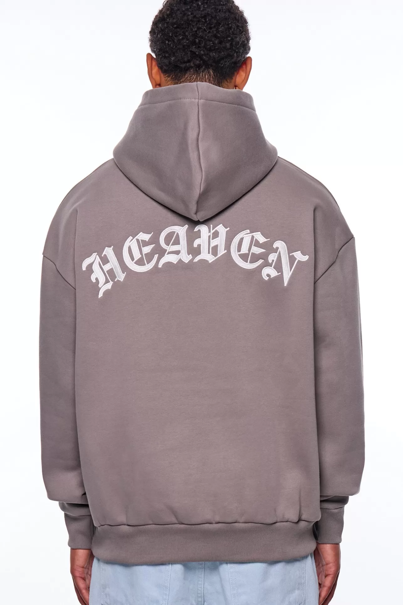 Dropsize HEAVY OVERSIZE HEAVEN HOODIE DRIFTWOOD* Hoodie