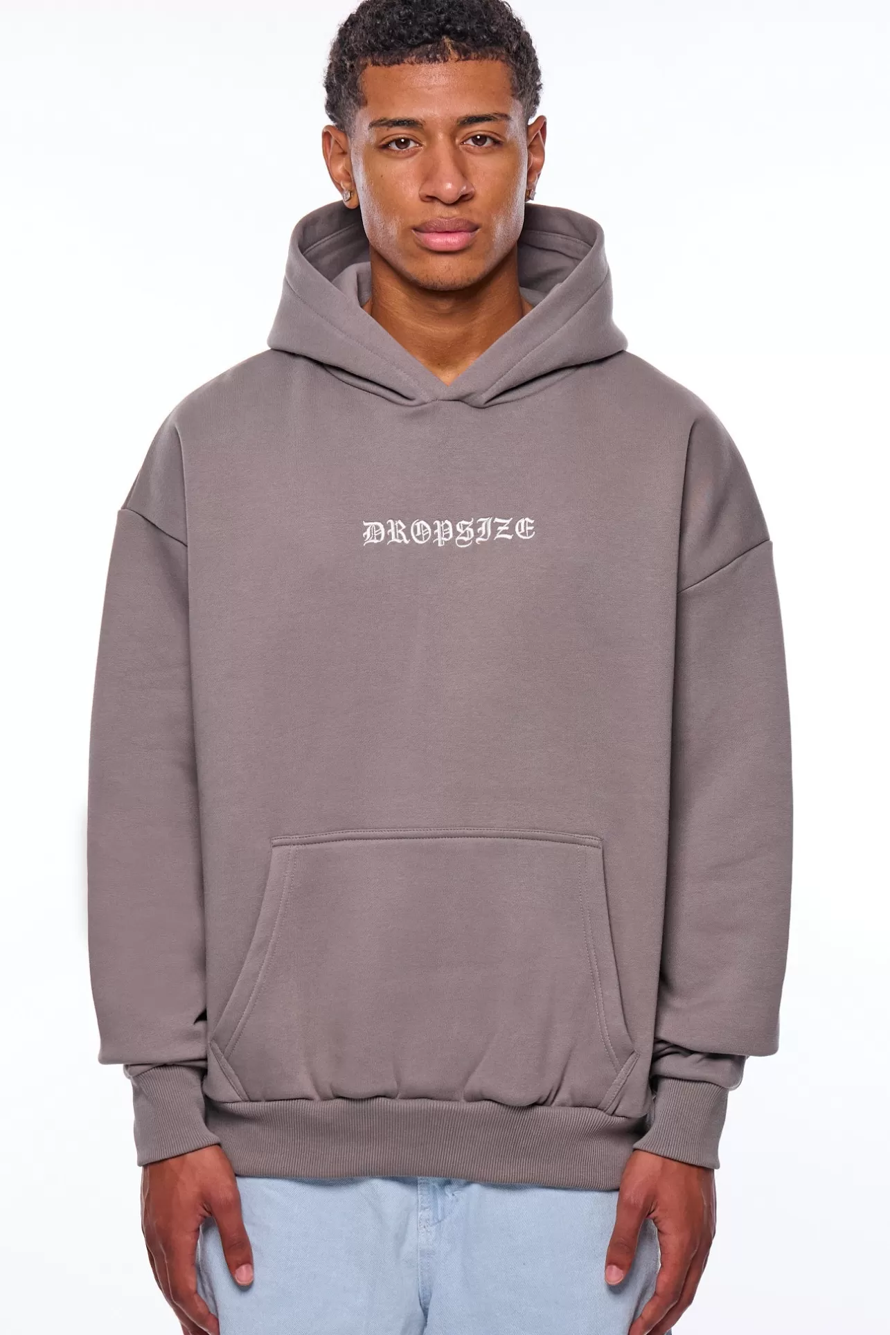 Dropsize HEAVY OVERSIZE HEAVEN HOODIE DRIFTWOOD* Hoodie