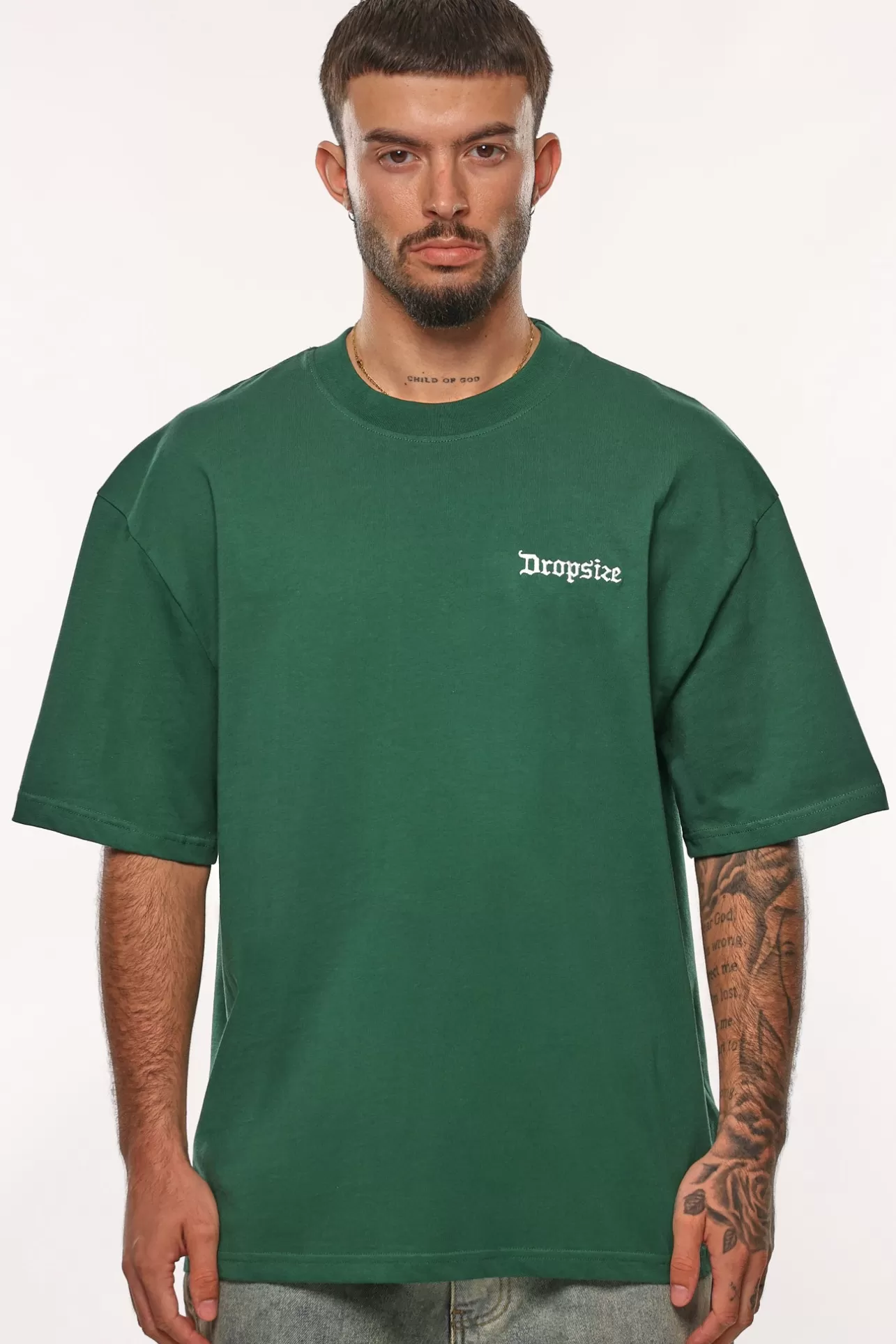 Dropsize HEAVY OVERSIZE LOGO CIRCLE T-SHIRT* T Shirt