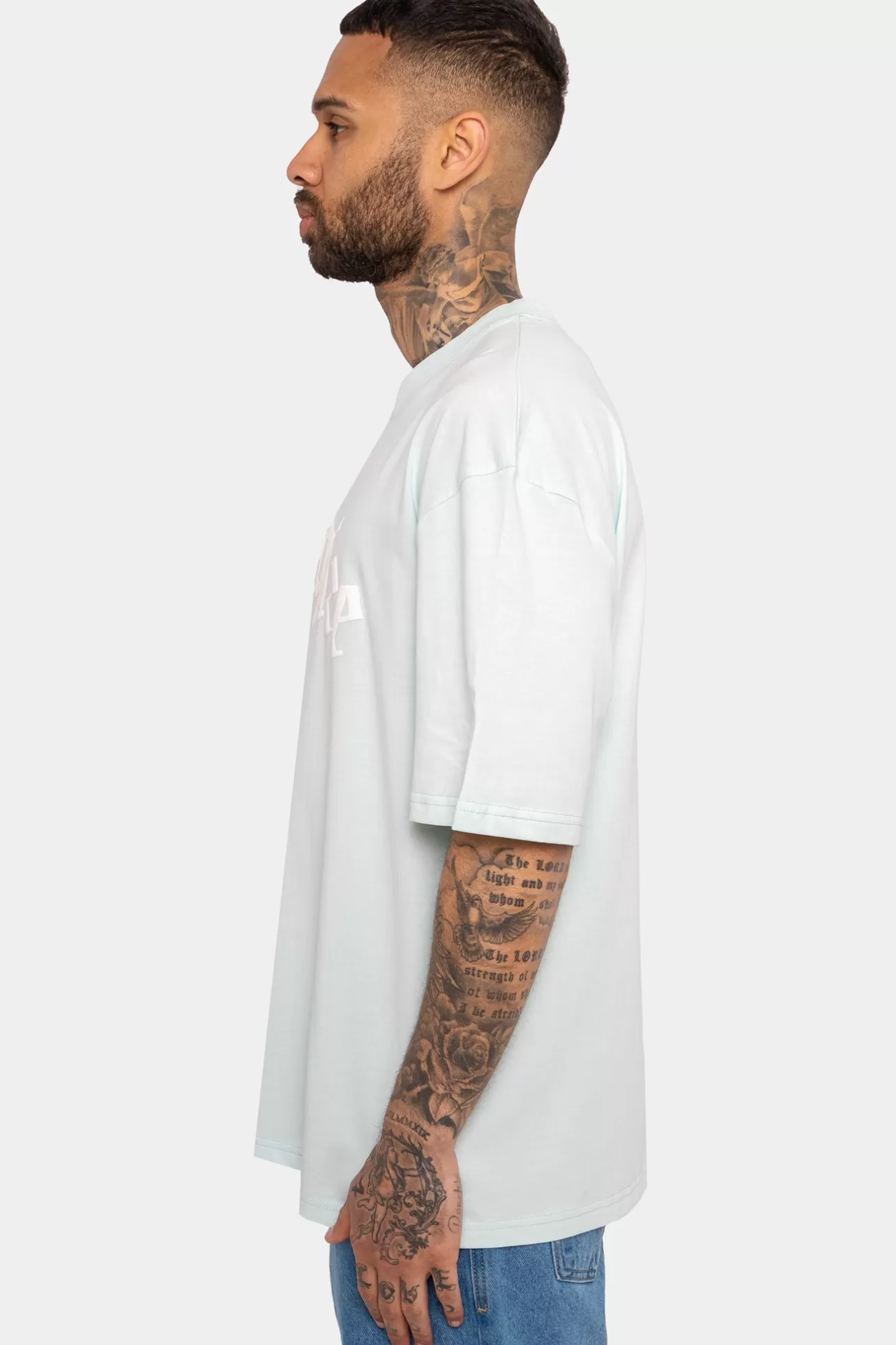 Dropsize HEAVY OVERSIZE LOGO T-SHIRT SALT AIR* T Shirt