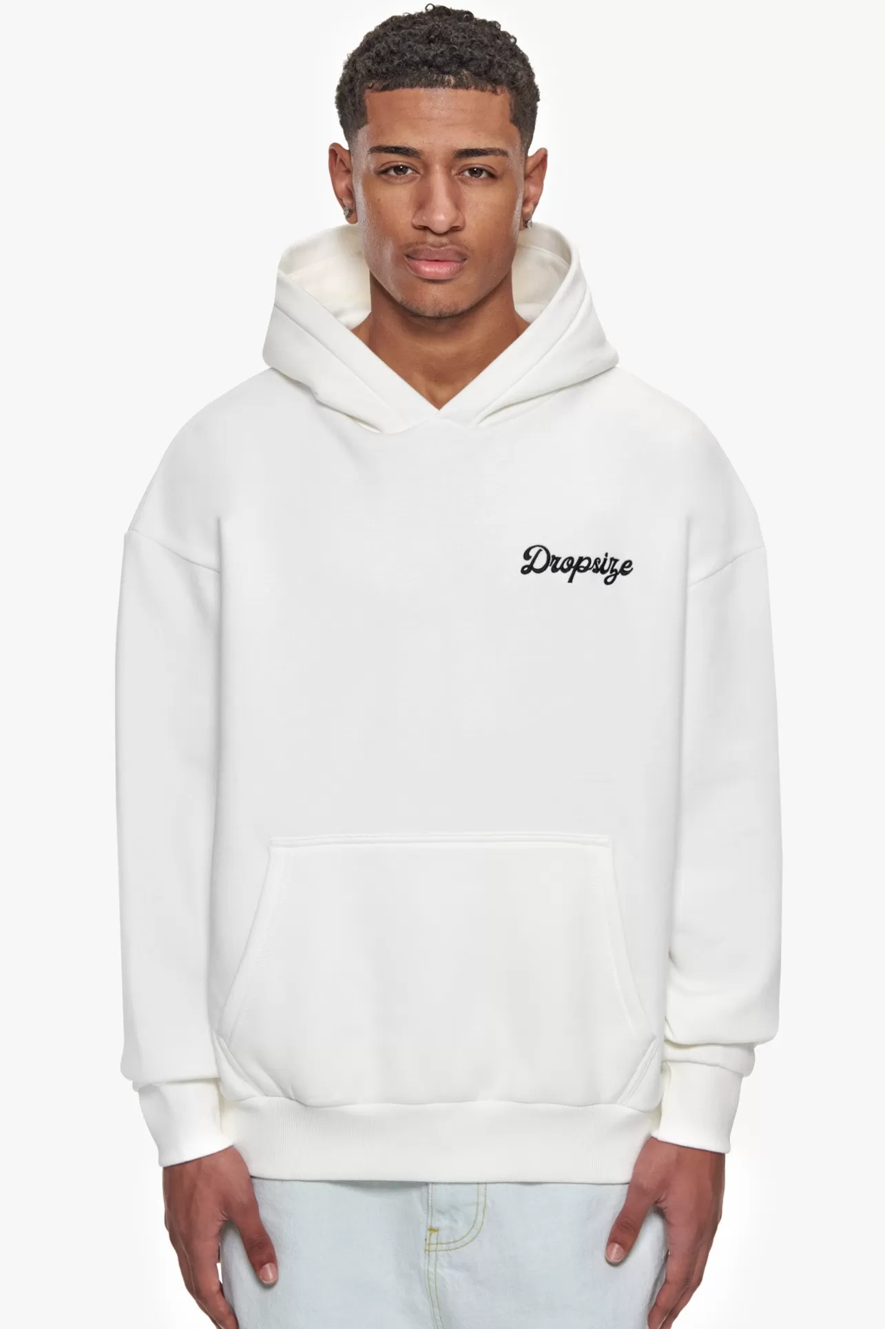 Dropsize HEAVY OVERSIZE LOST IN HEAVEN HOODIE CREAM WHITE* Hoodie