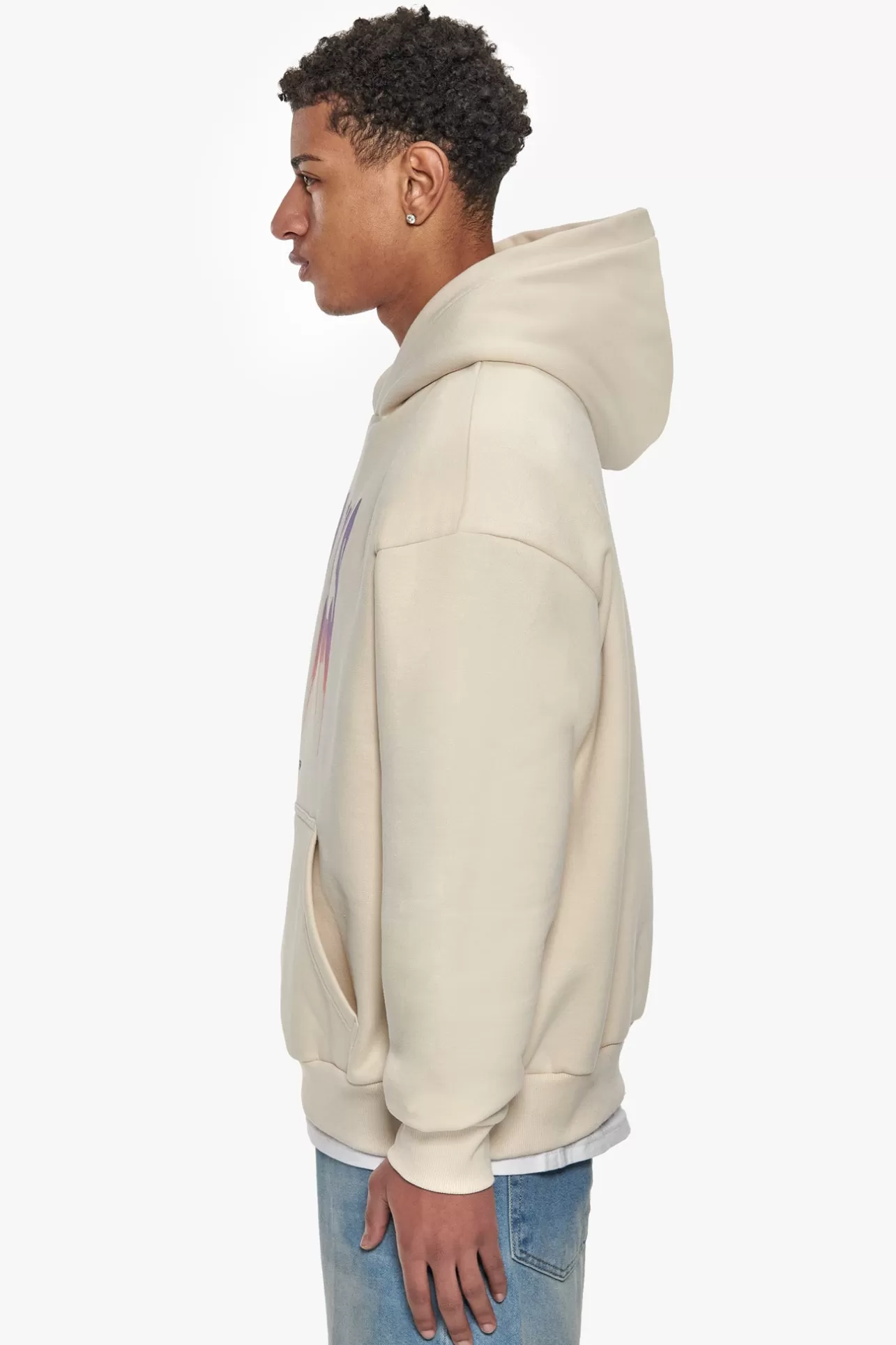 Dropsize HEAVY OVERSIZE LOST SOULS HOODIE COCONUT MILK* Hoodie
