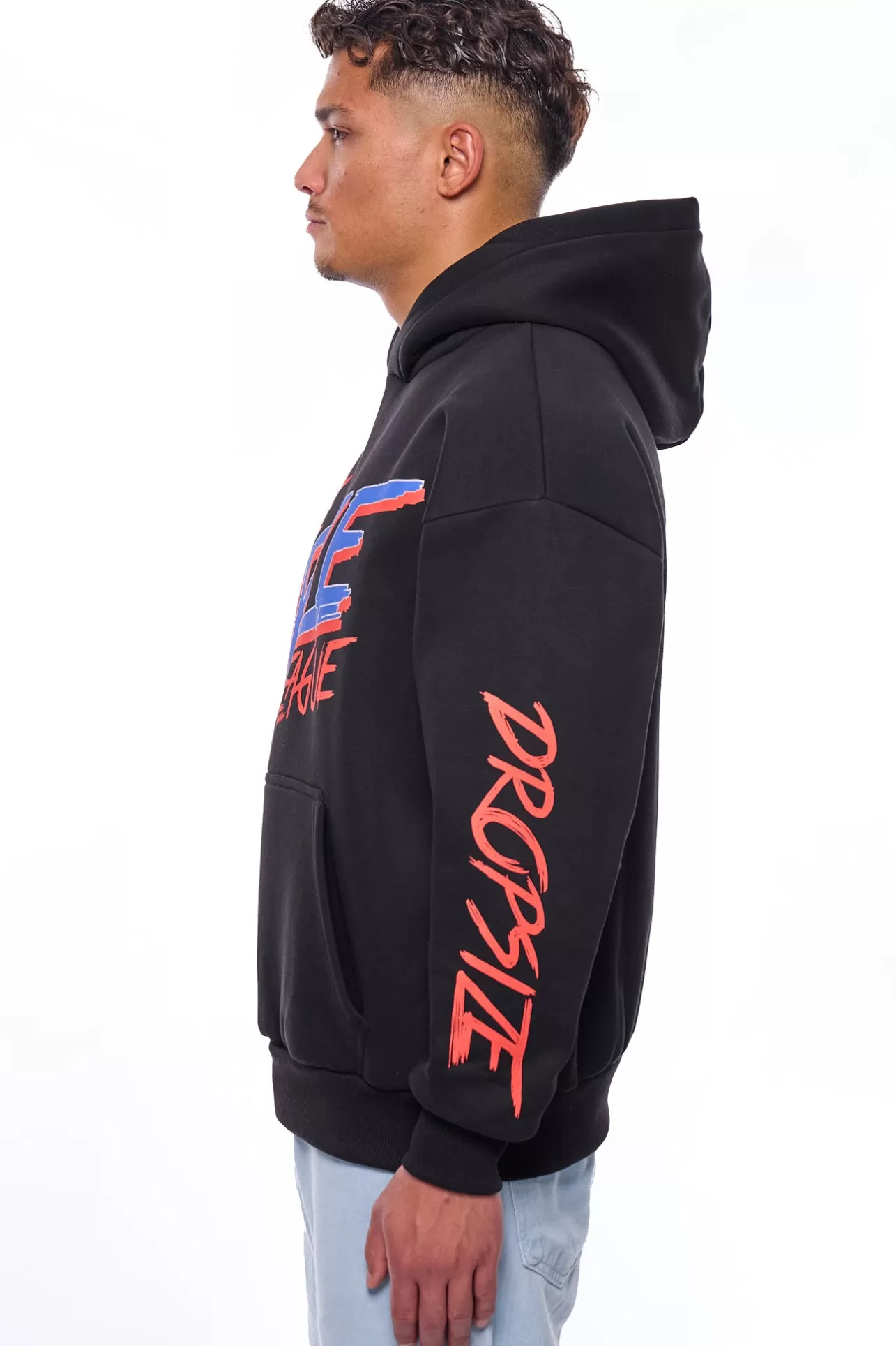 Dropsize HEAVY OVERSIZE LOUD ELITE HOODIE BLACK* Hoodie