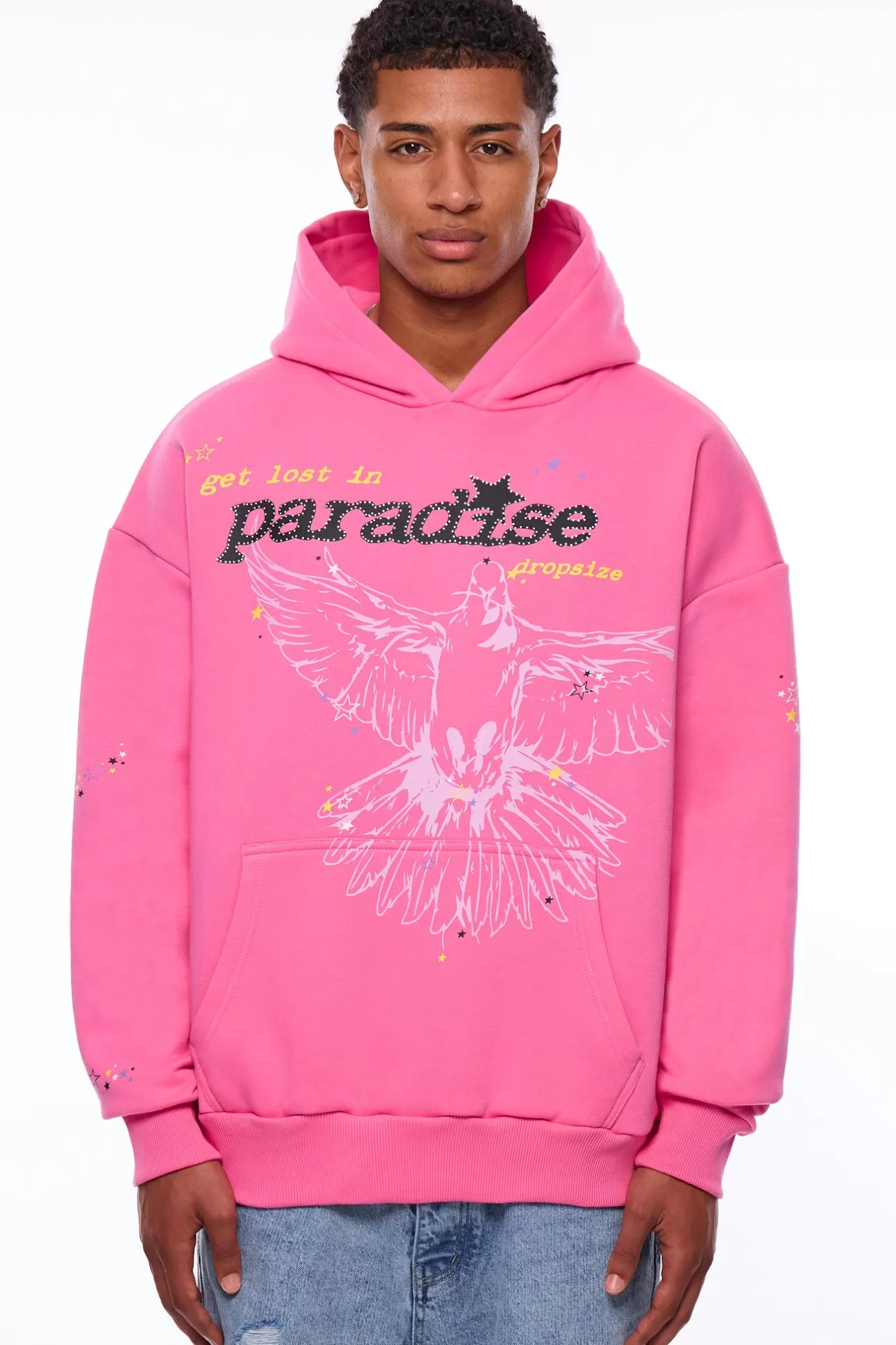Dropsize HEAVY OVERSIZE LOUD PARADISE HOODIE* Hoodie